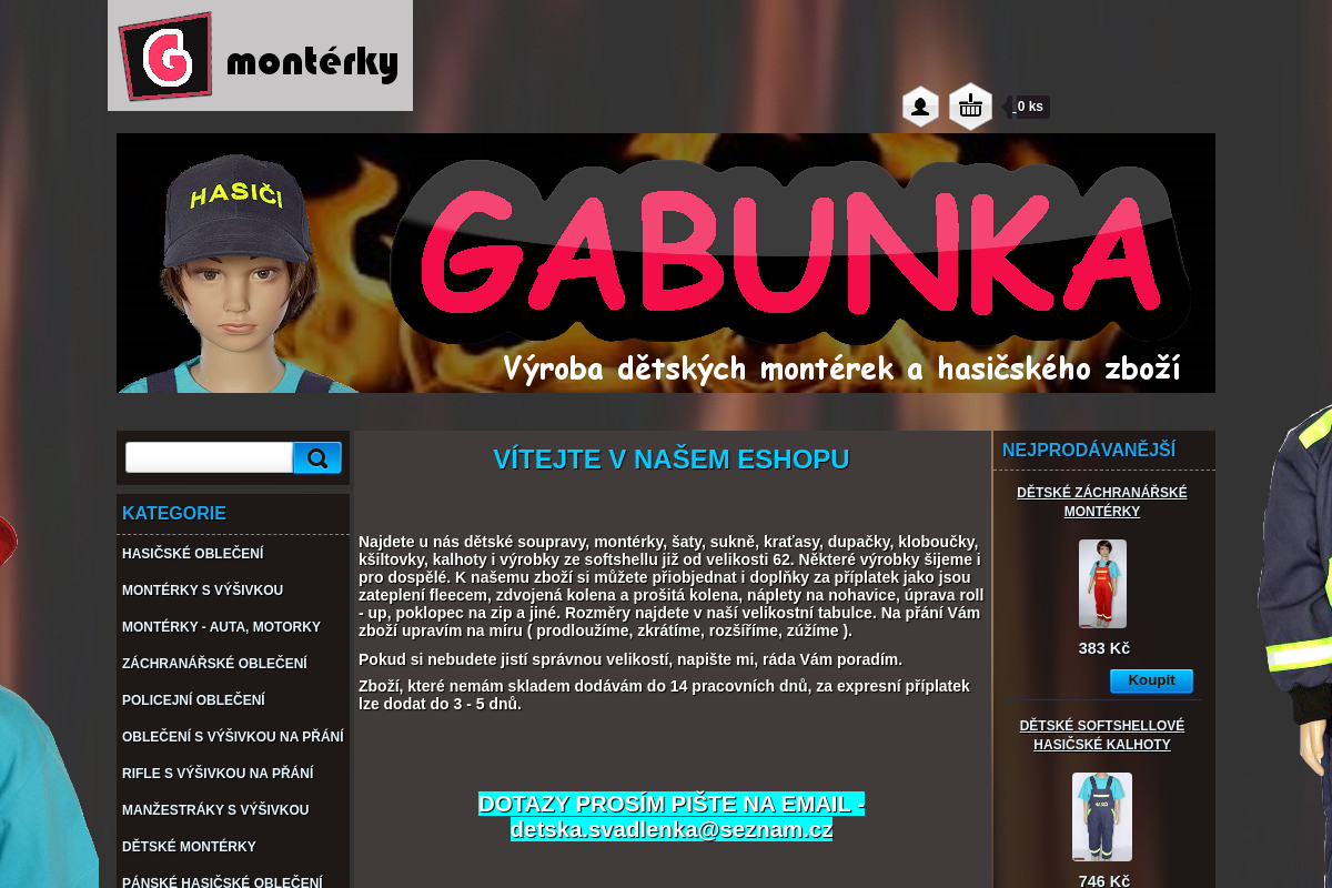 Dětské montérky - GABUNKA