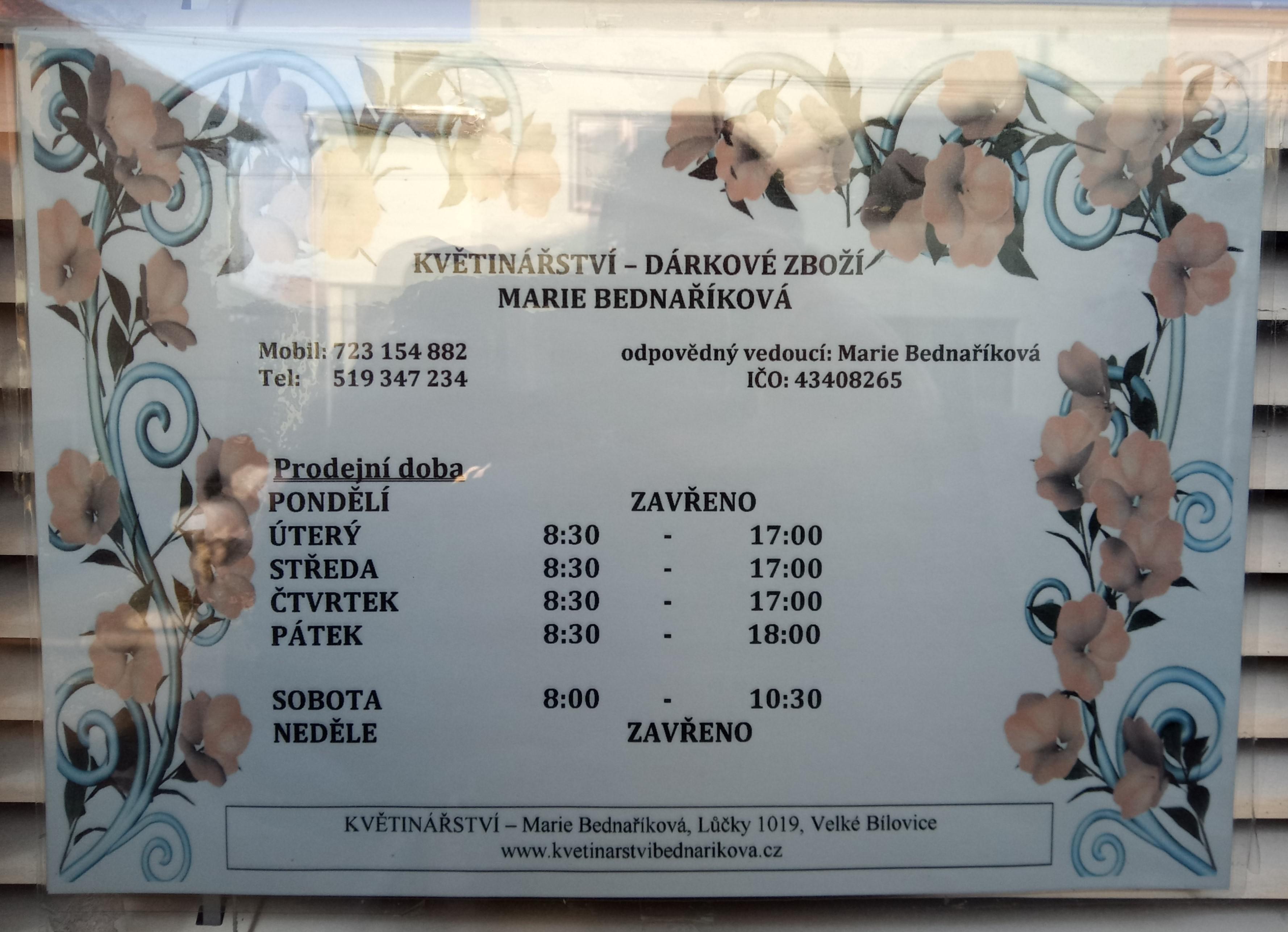 Květinářství Bednaříková foto 3