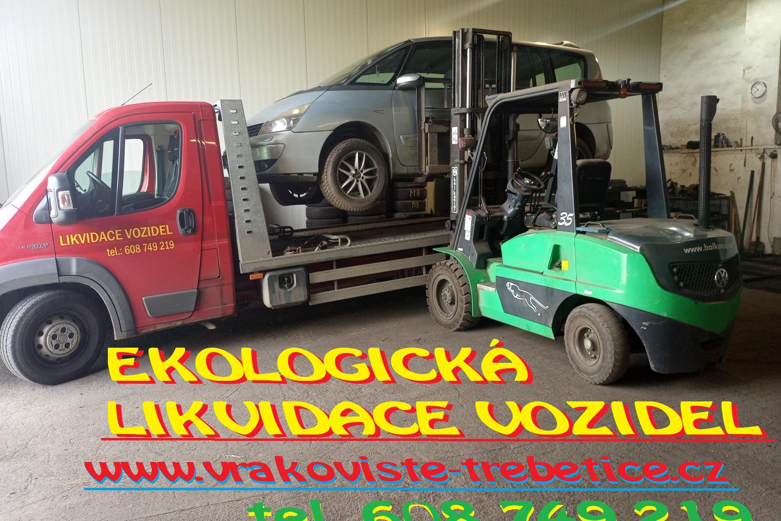 Ekologická likvidace vozidel- výkup autovraků