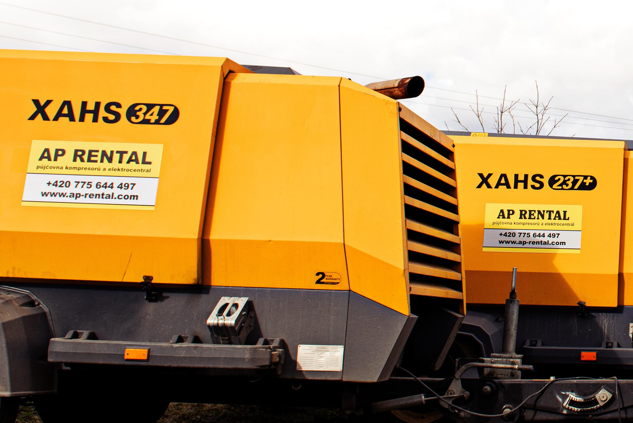 AP RENTAL - půjčovna kompresorů a elektrocentrál