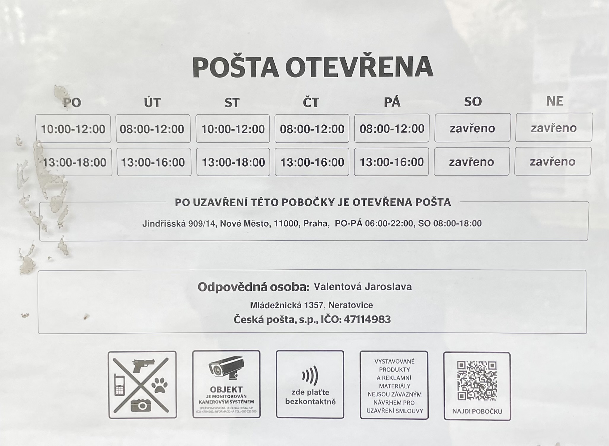 Pošta Neratovice foto 2