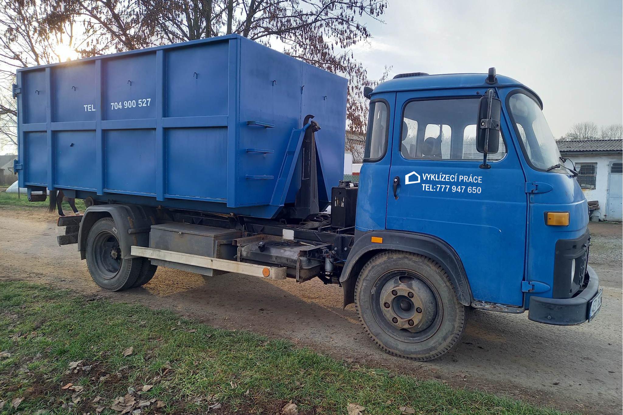 Vyklízecí práce Hutla