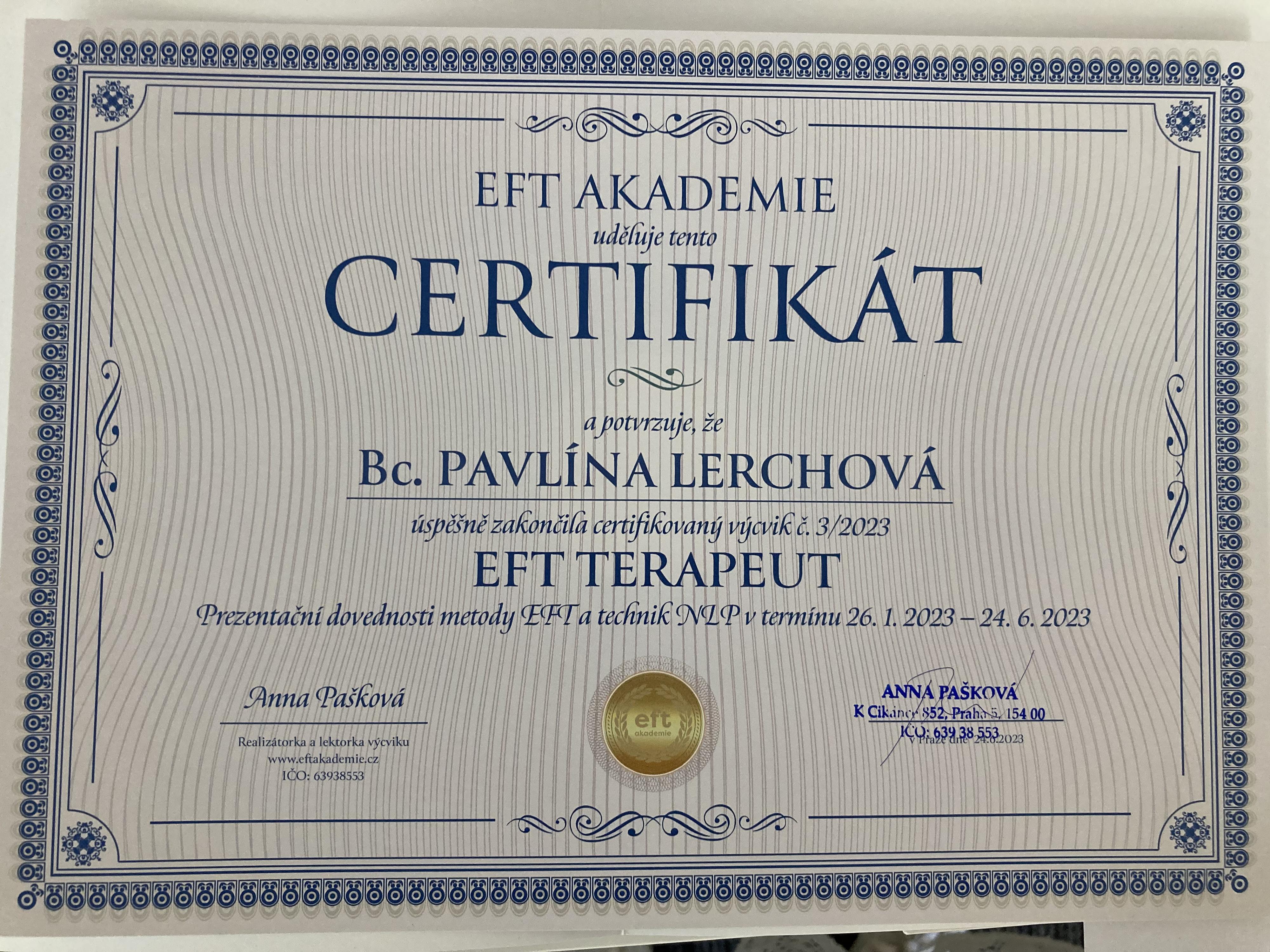 Terapie EFT - kouč - Lerchová foto 4
