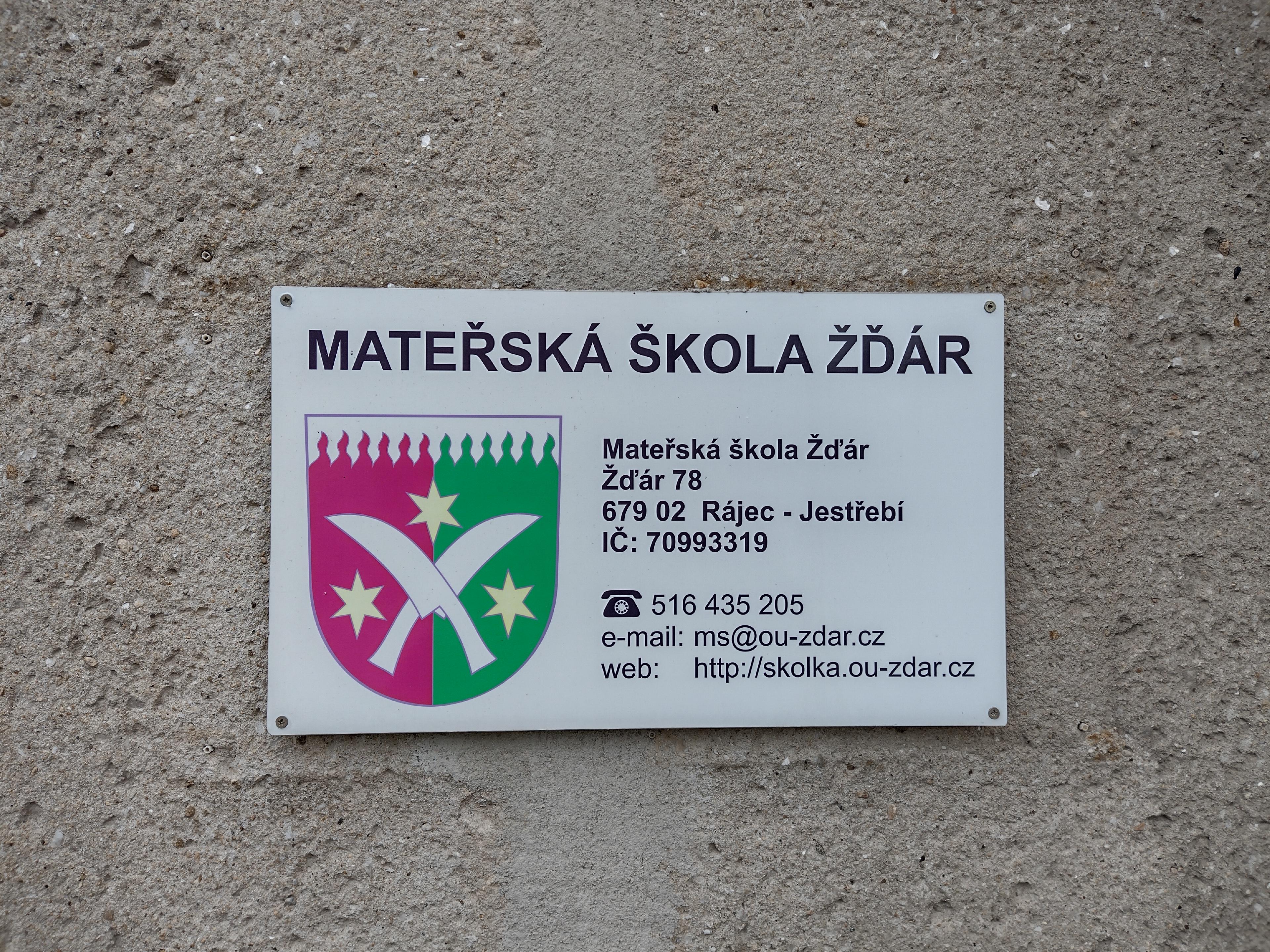 Mateřská škola Žďár, okres Blansko foto 2