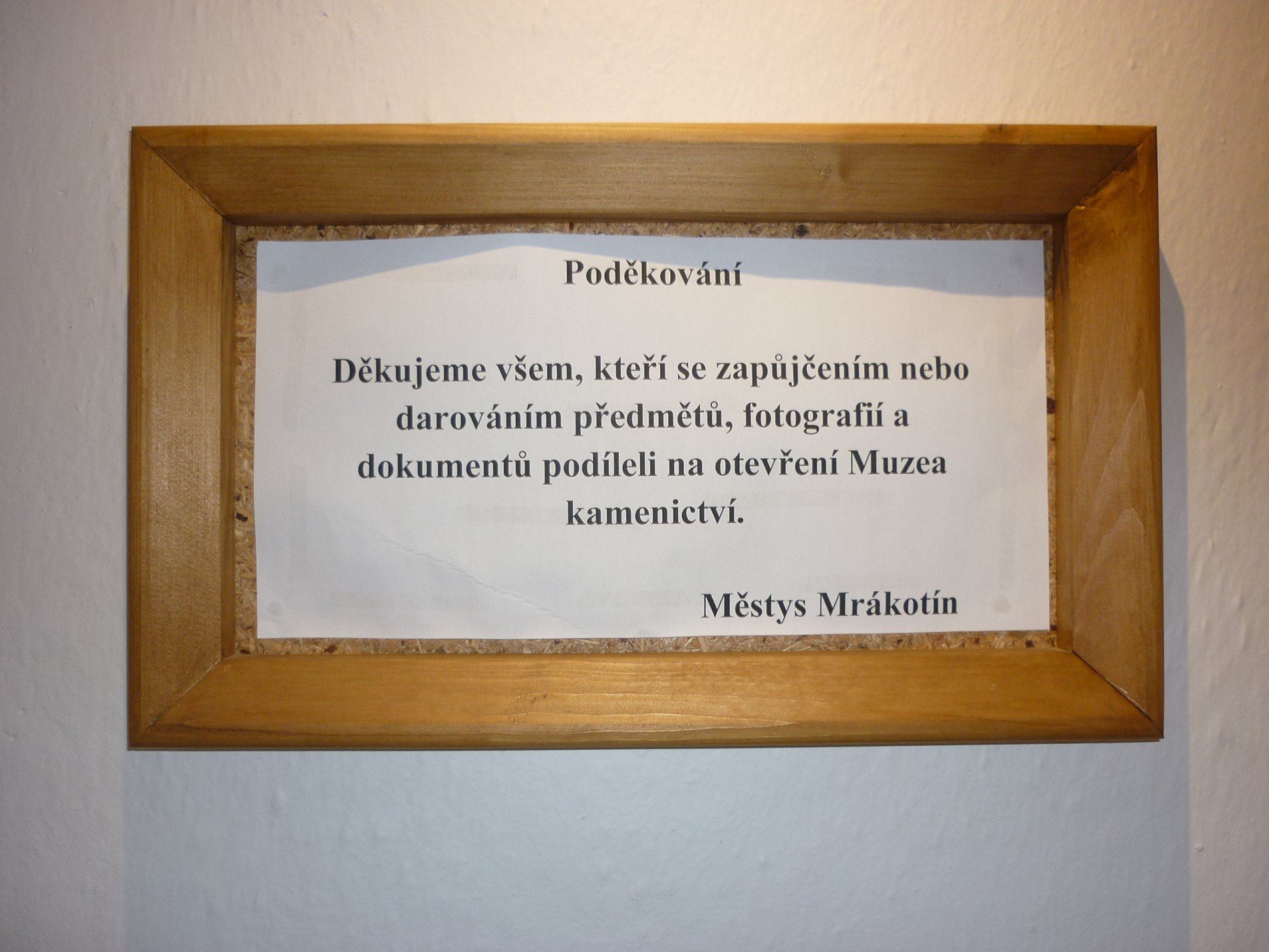 Expozice kamenictví v Mrákotíně foto 3