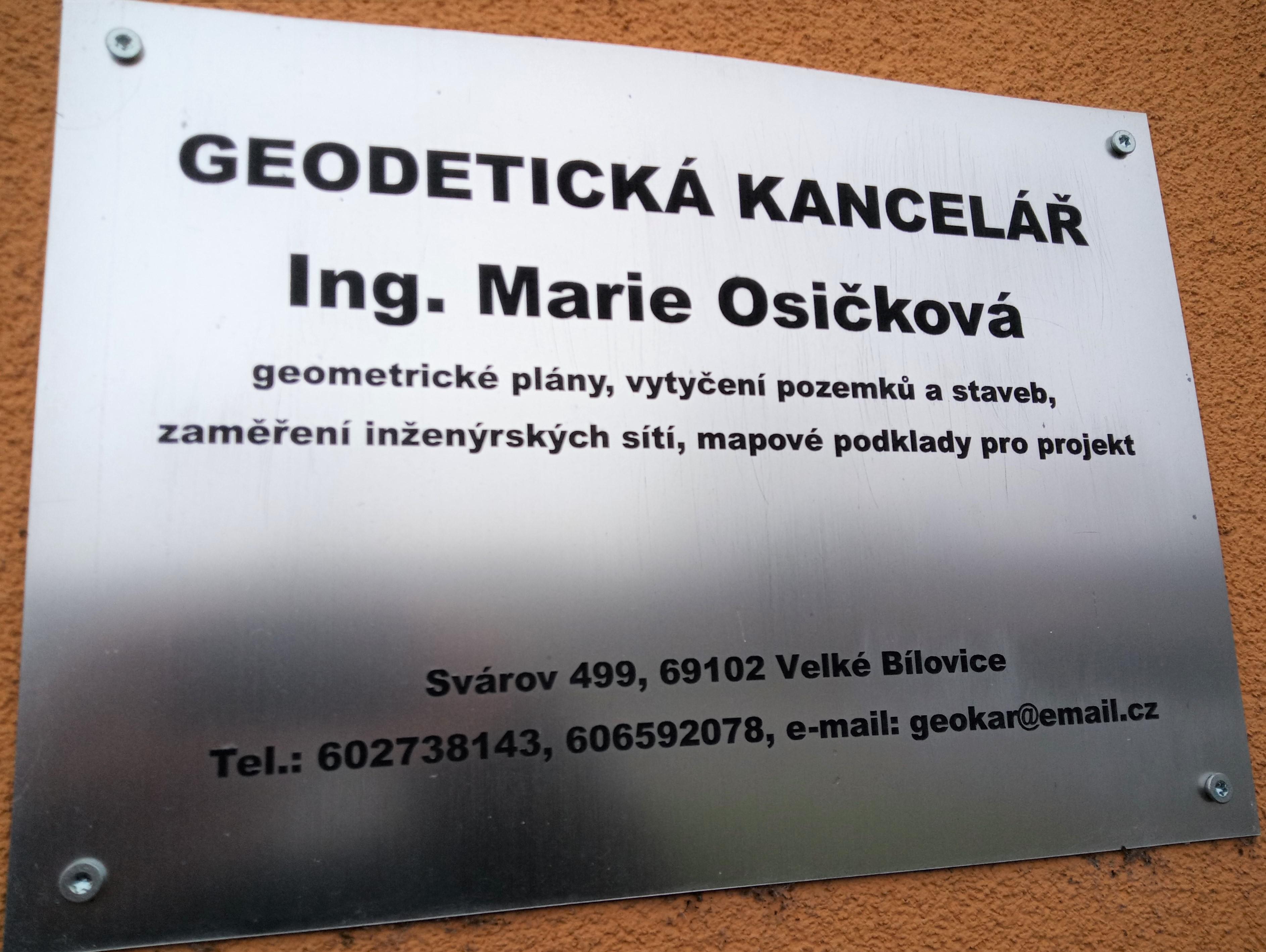 Ing. Marie Osičková foto 2