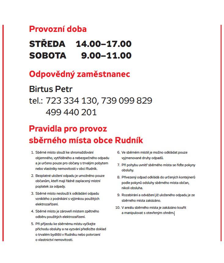 Sběrné místo Rudník foto 6