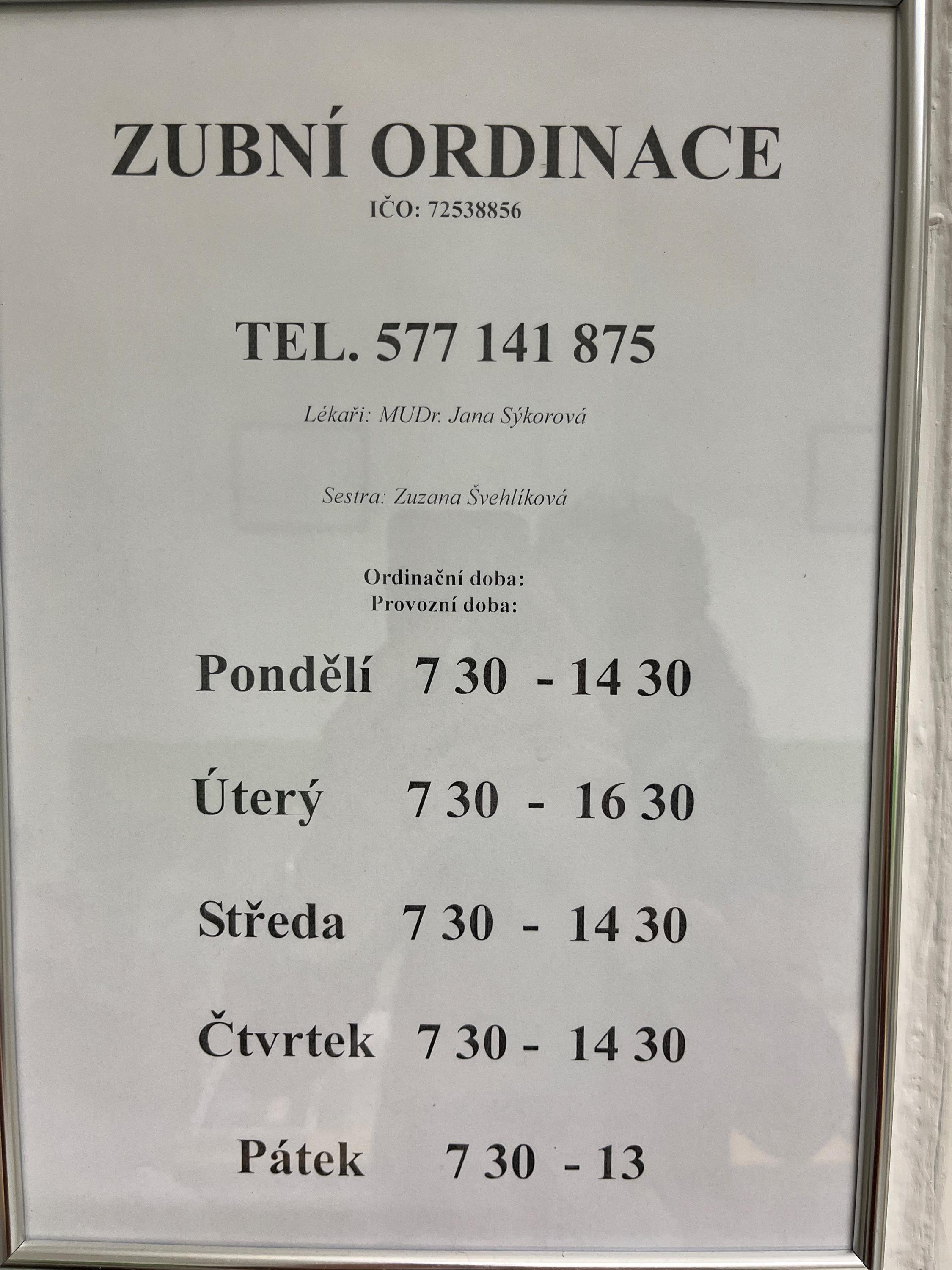 Stomatologická ordinace - MUDr. Jana Sýkorová foto 2