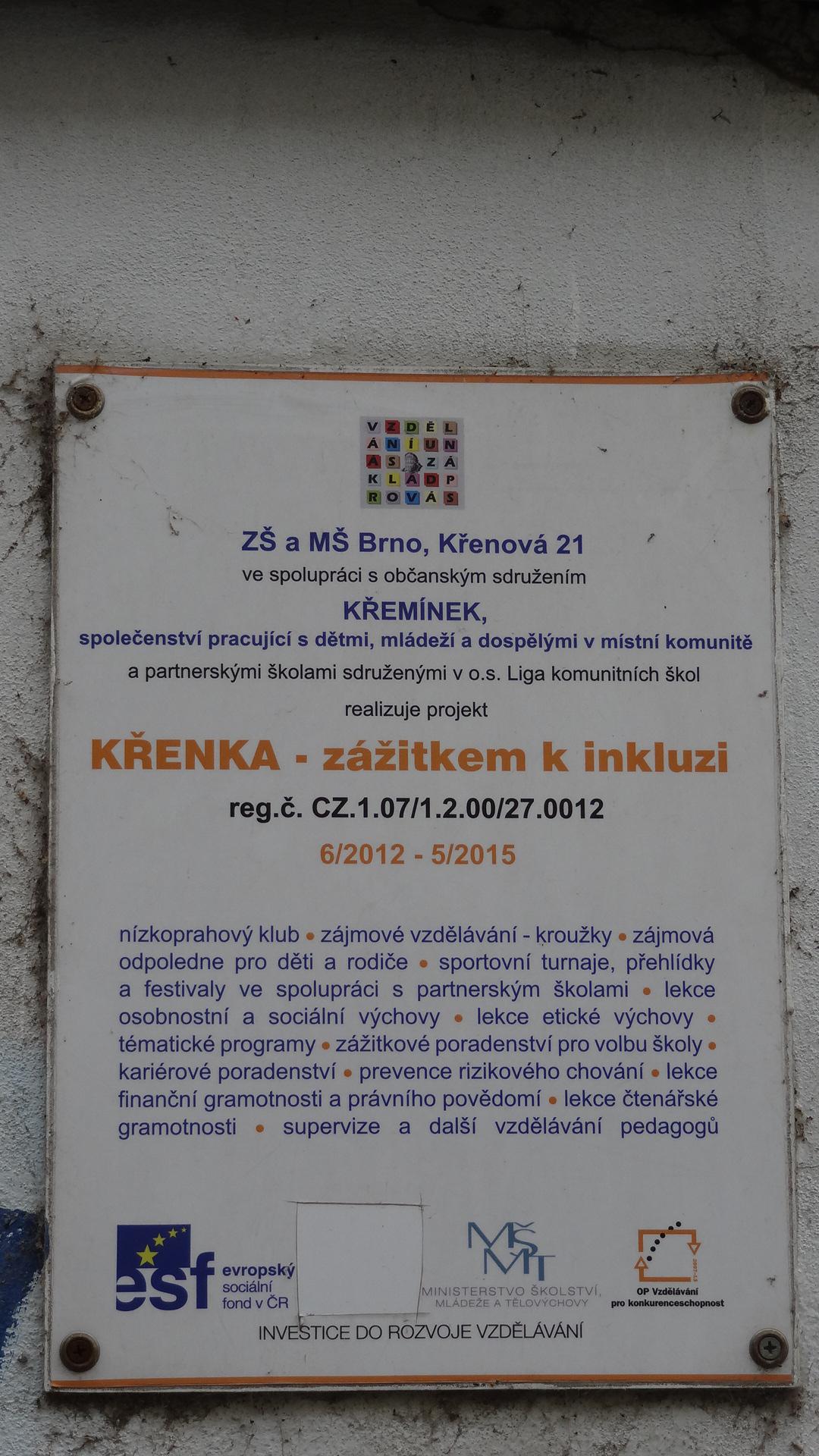 ZŠ a MŠ Brno, Křenová foto 4