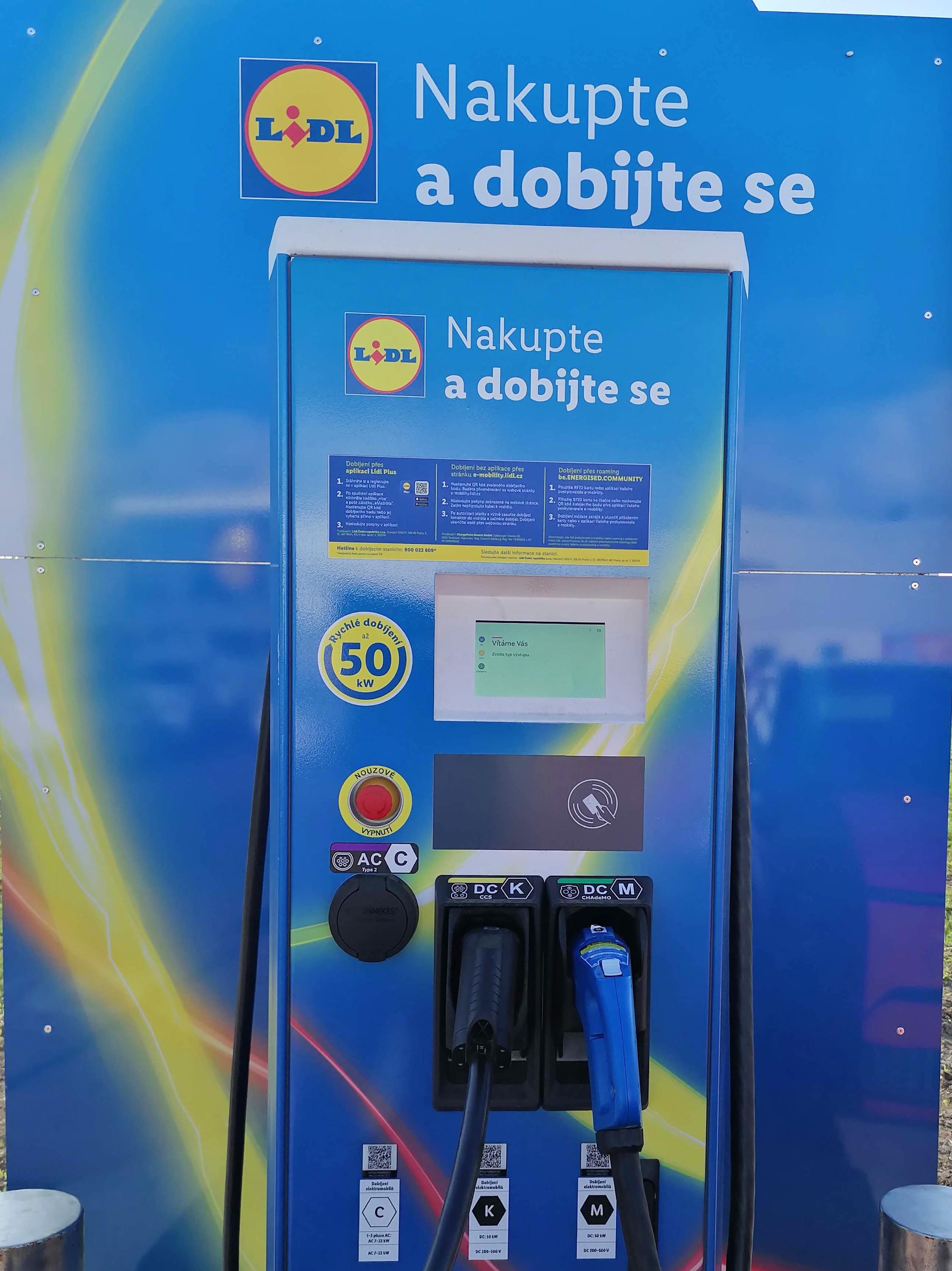 Nabíjecí stanice Lidl foto 2