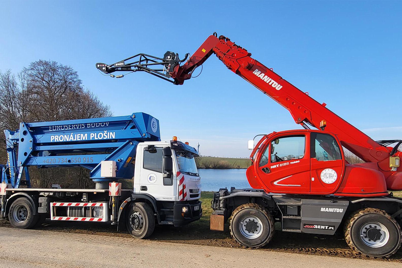 Pronájem plošiny - Euroservis budov