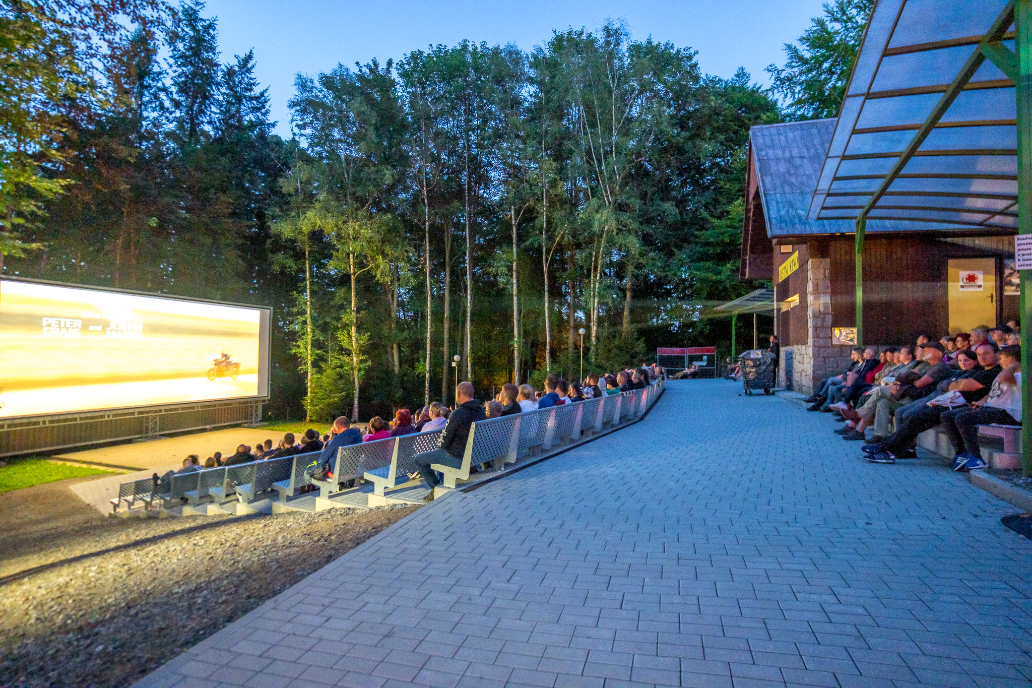 Letní kino Černá v Pošumaví