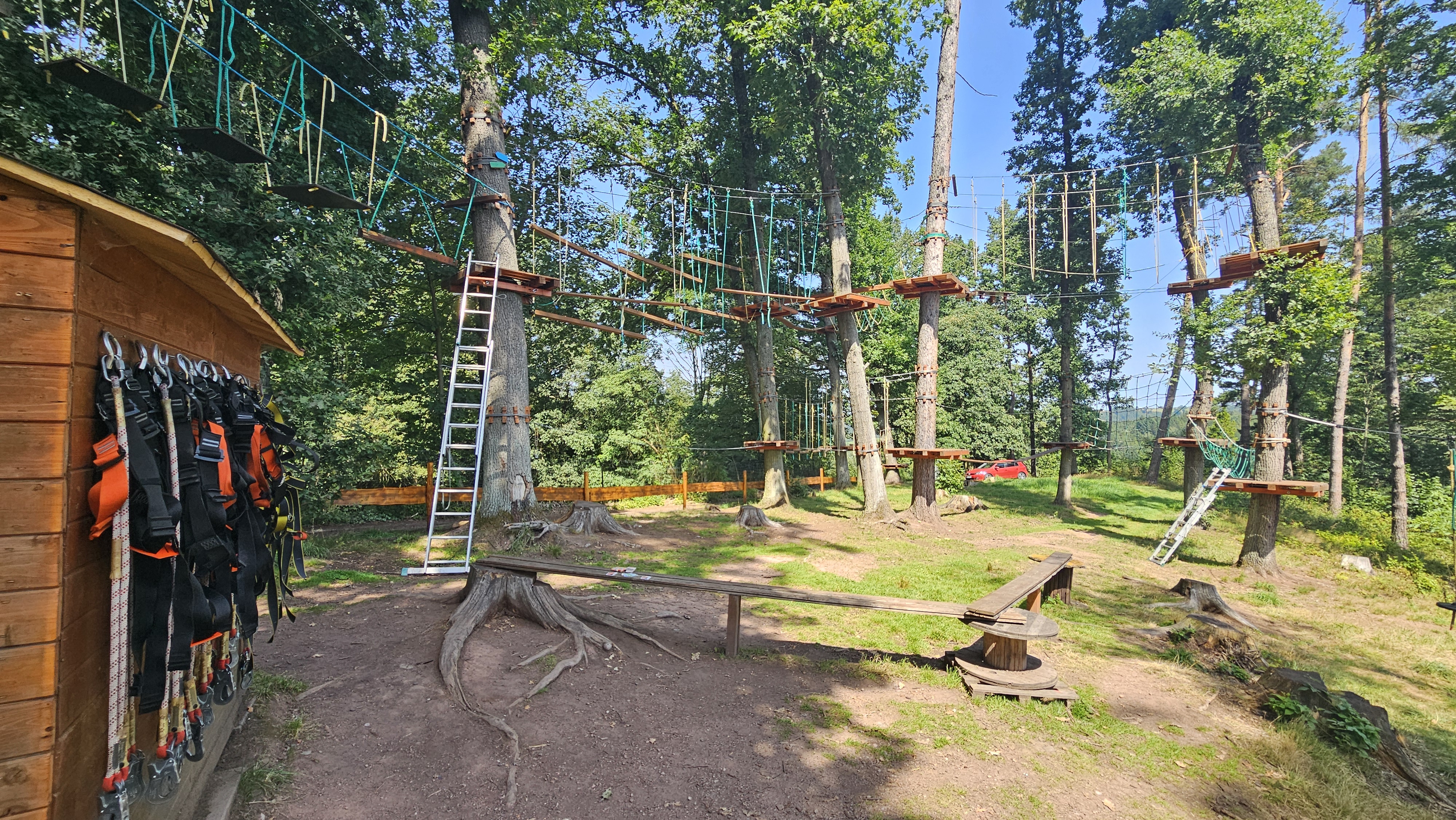 Hopstráda lanový park Náchod foto 2