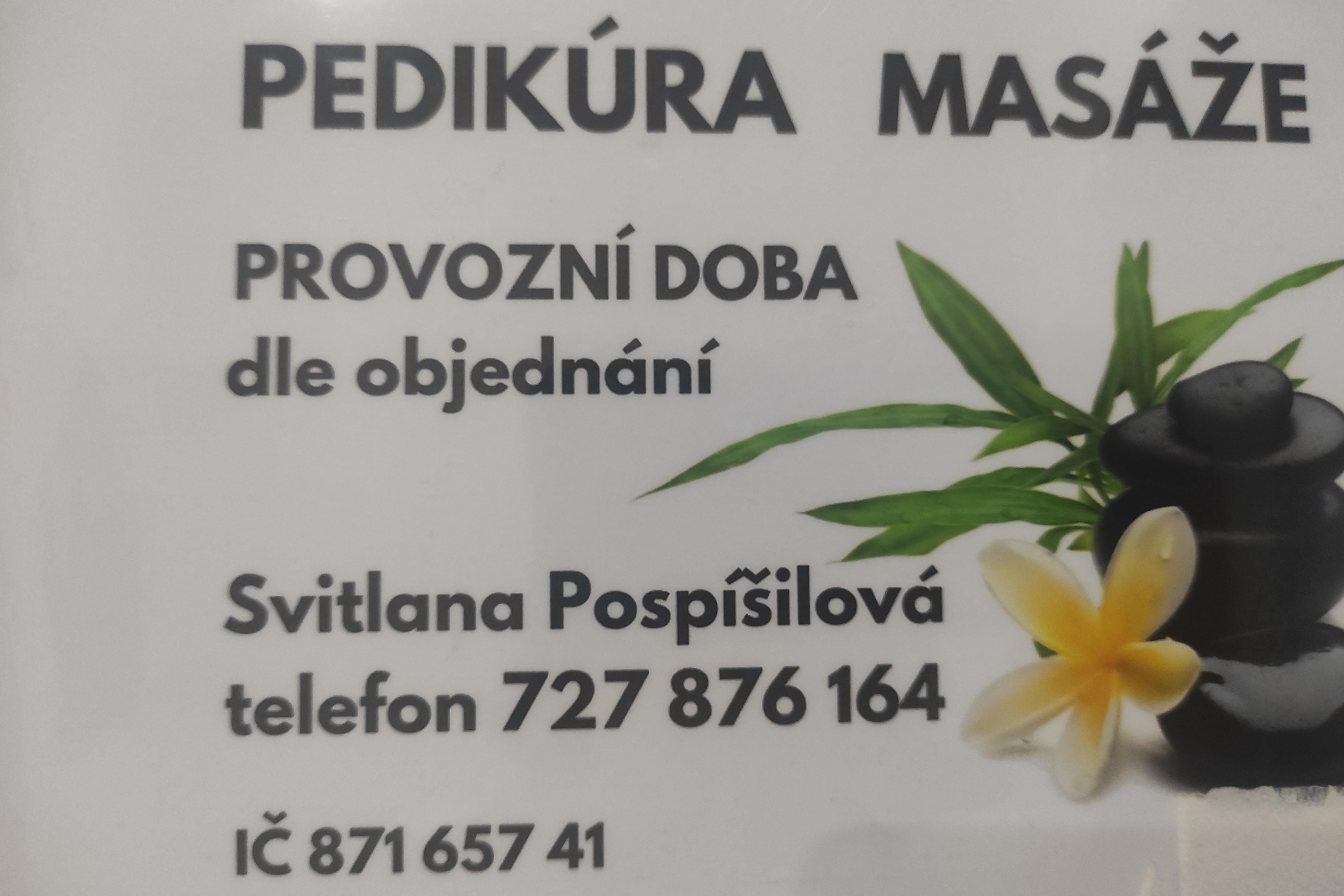 Pedikúra Svitlana Pospíšilová