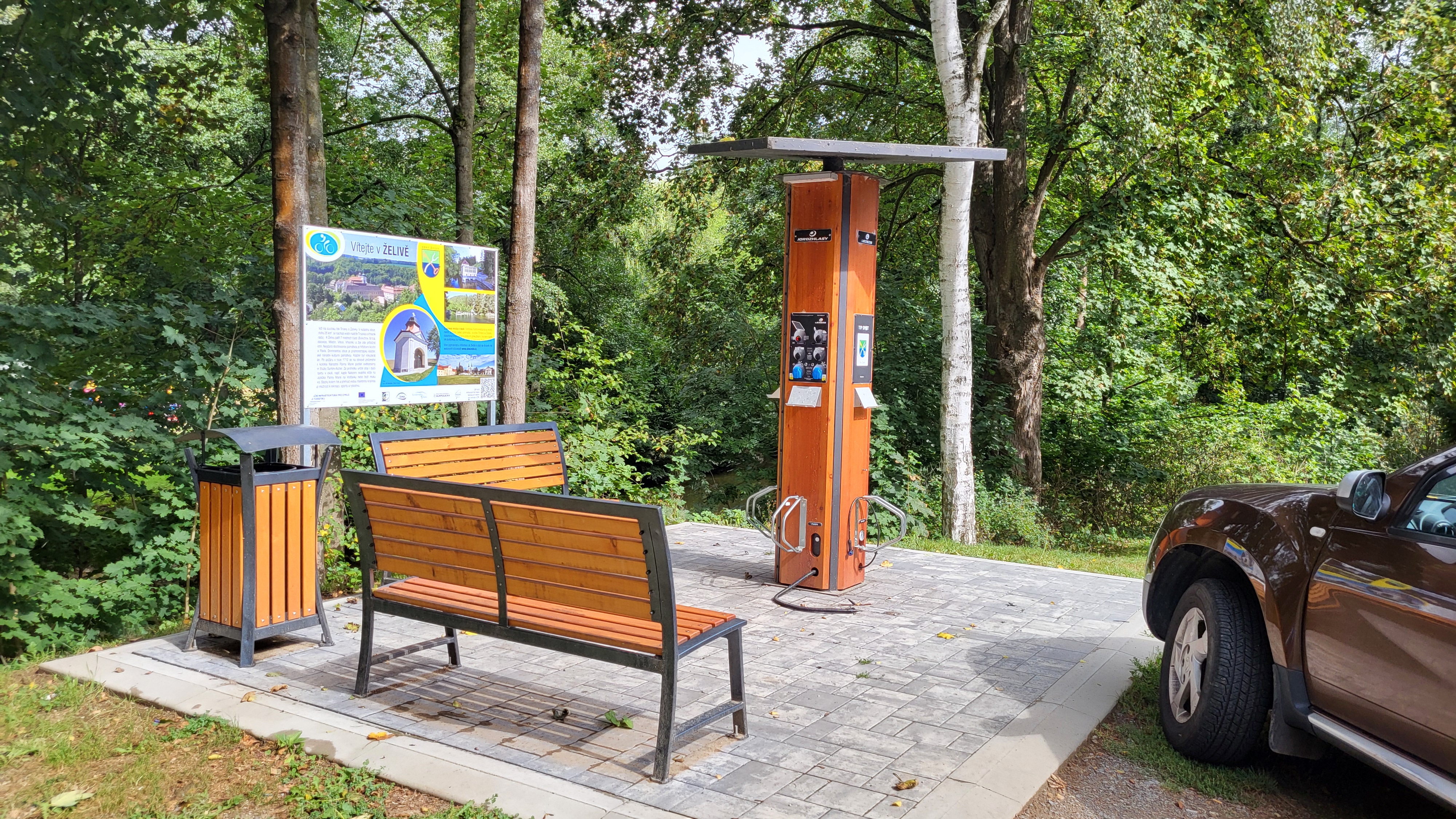 Nabíjecí stanice elektrokol Želiv