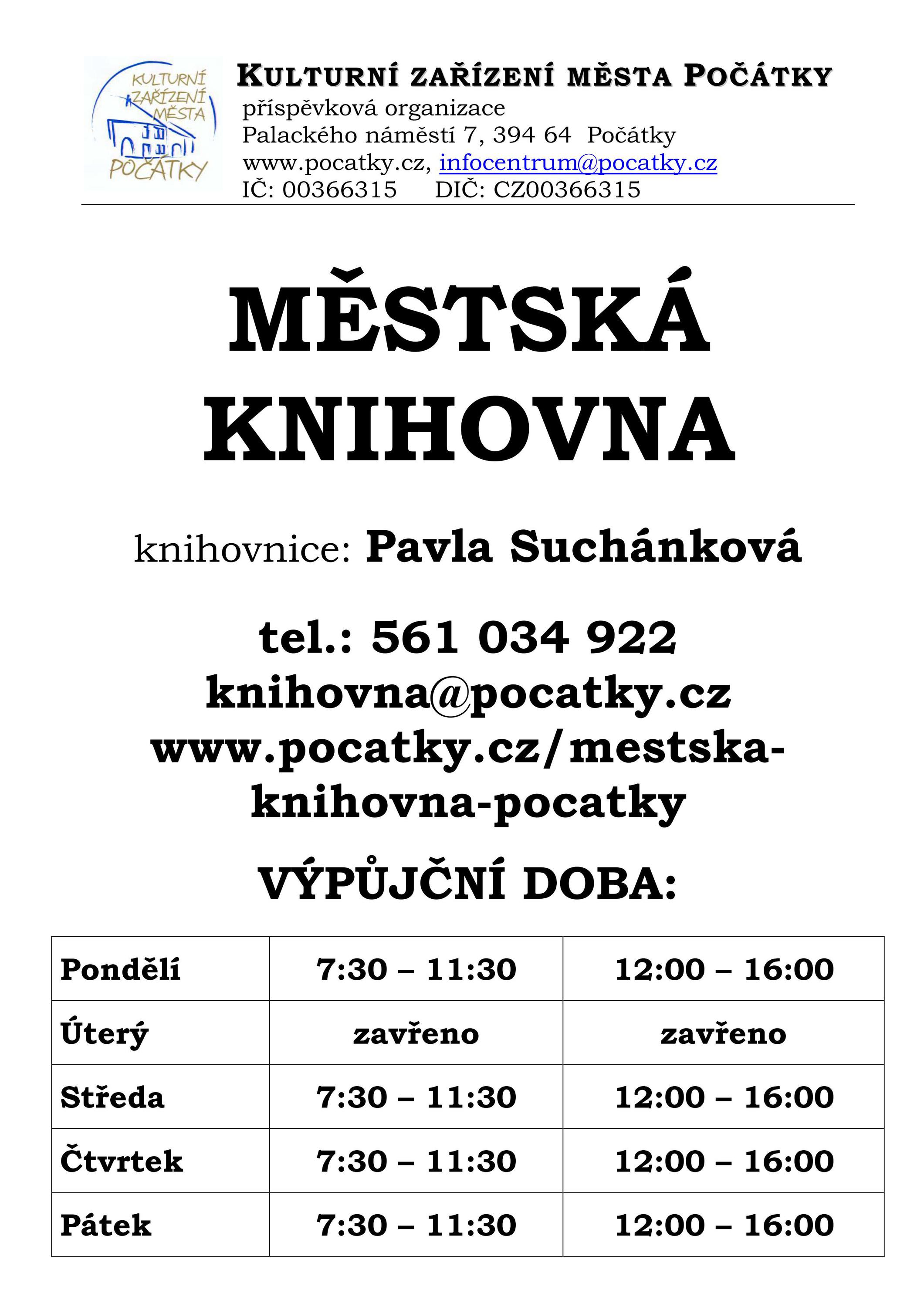 Městská knihovna Počátky foto 6