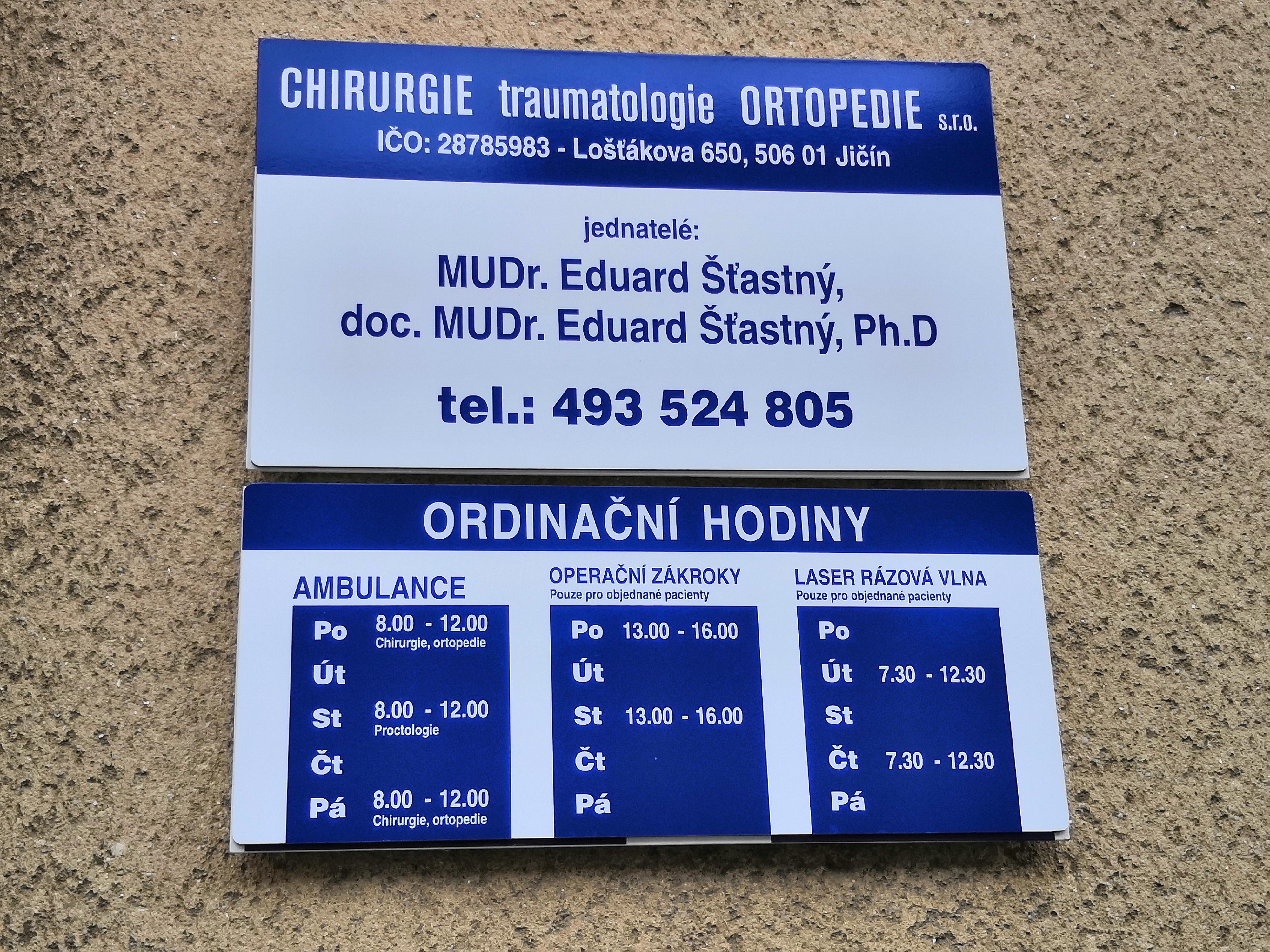 CHIRURGIE traumatologie ORTOPEDIE, s.r.o. foto 2