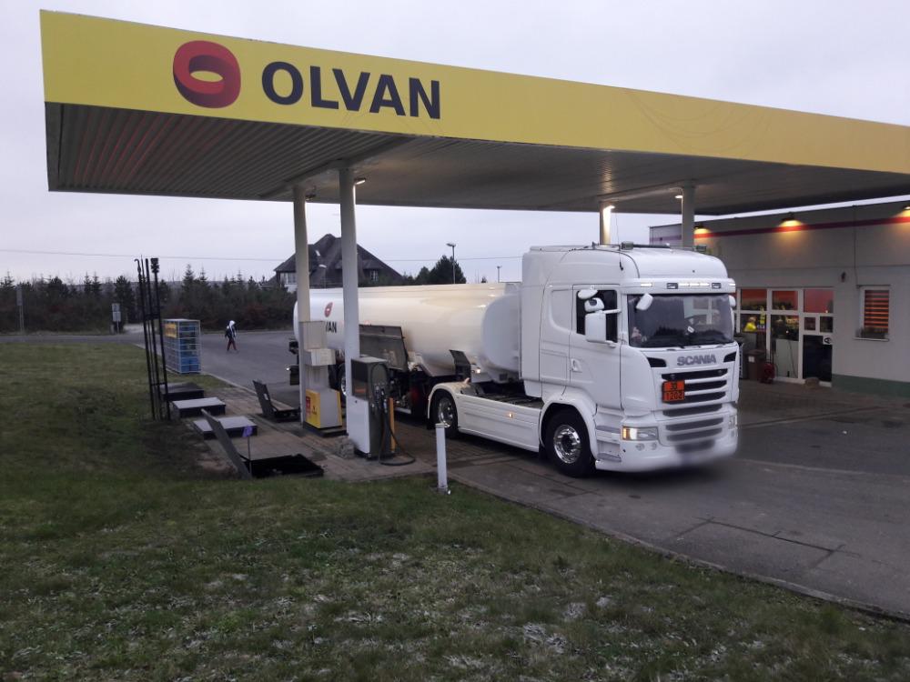 Čerpací stanice OLVAN