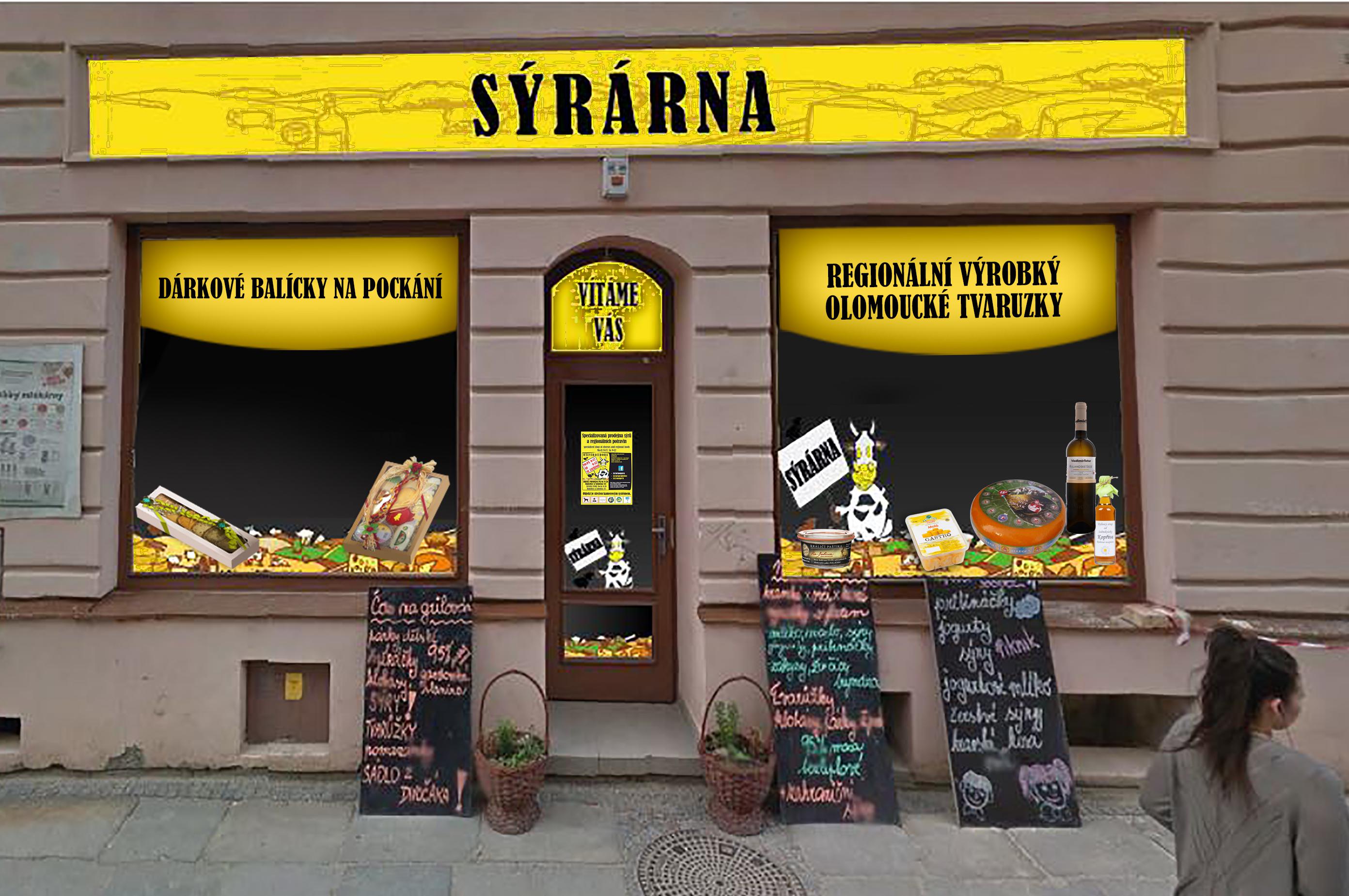 SÝRÁRNA - specializována prodejna sýrů a regionálních potravin
