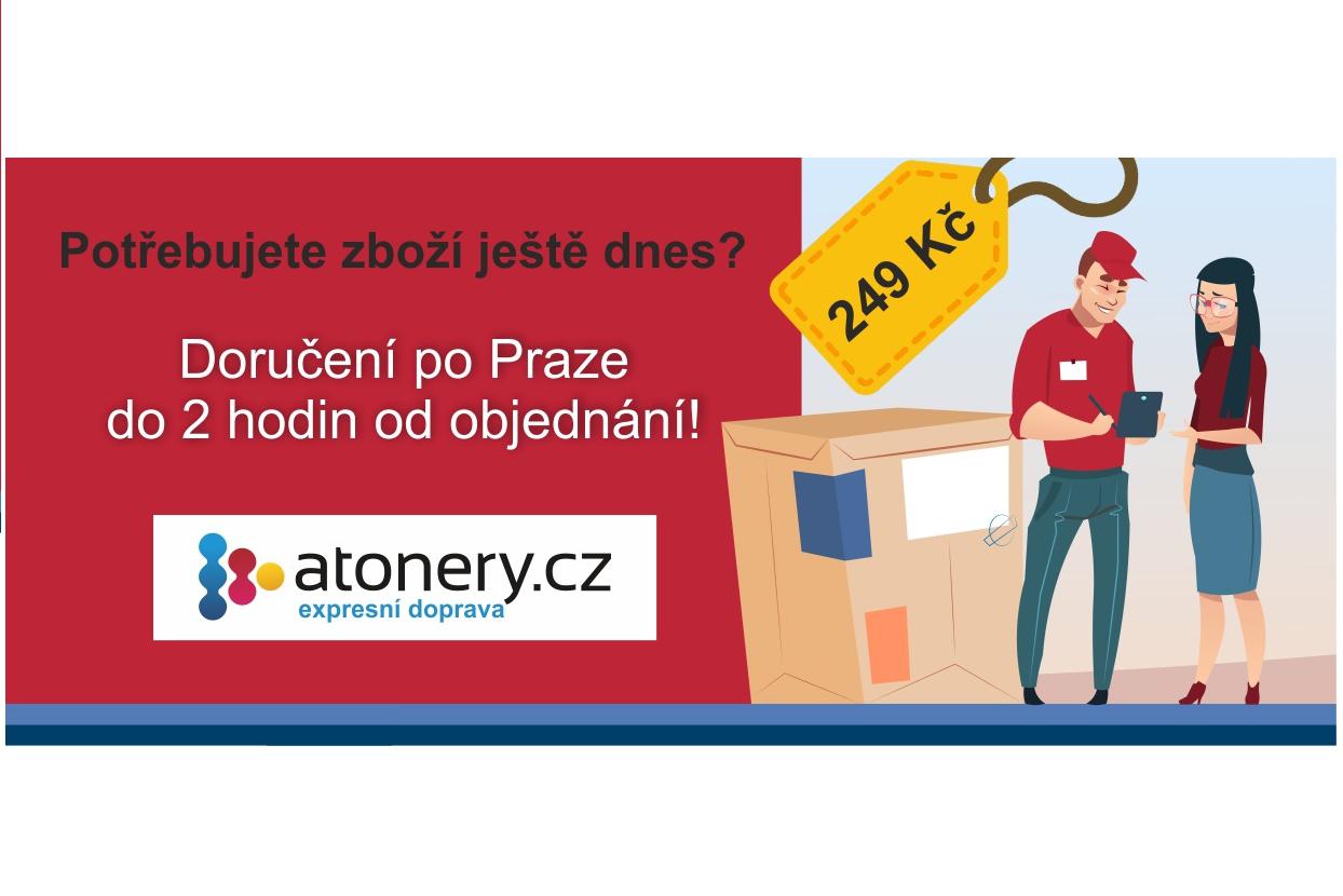 Doručení po Praze do 2 hodin od objednání