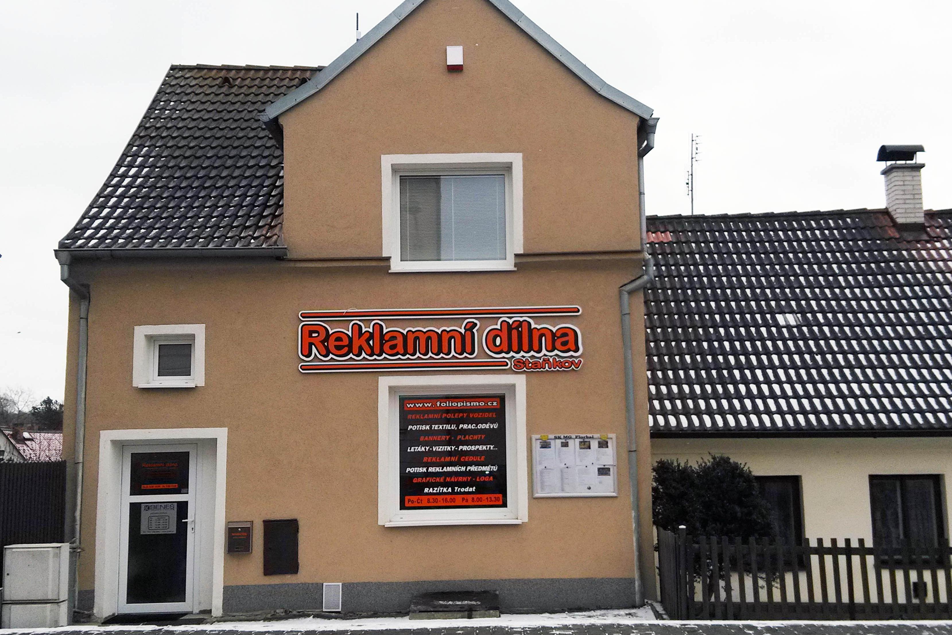 Reklamní dílna Staňkov