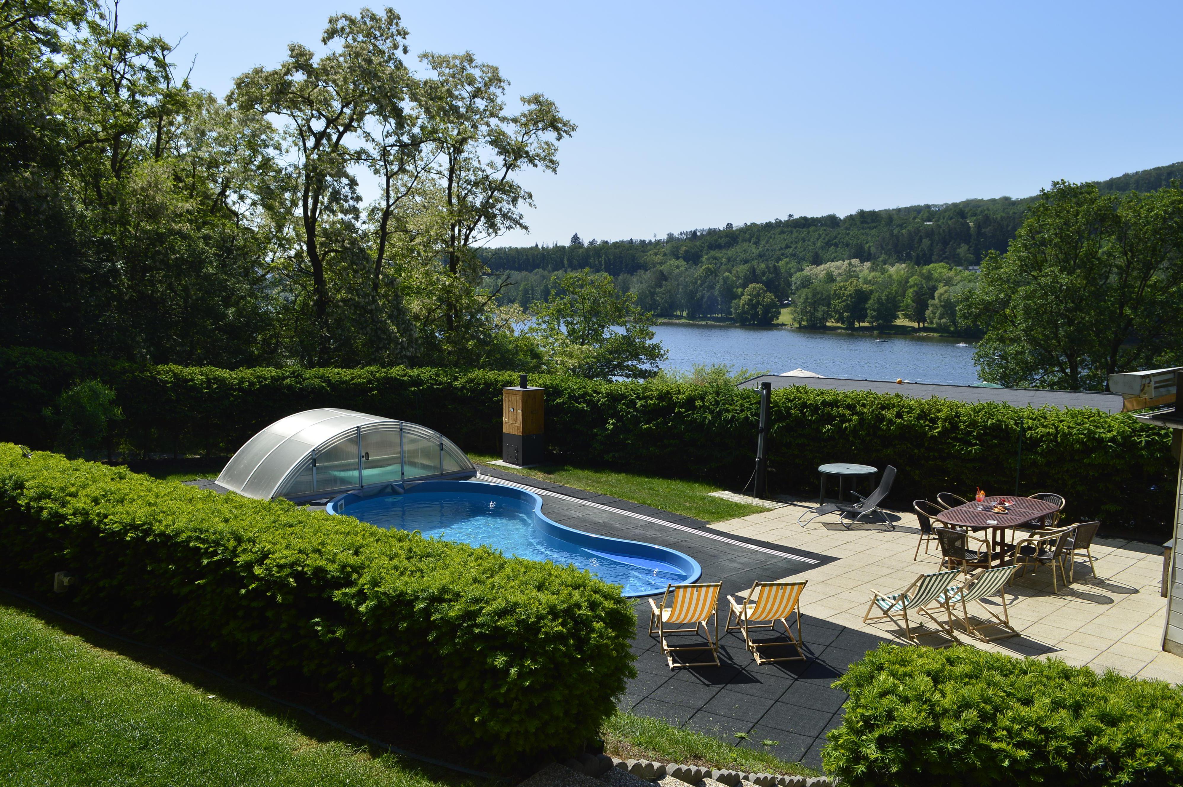 Ubytování přímo u pláže Brněnské přehrady v chatě