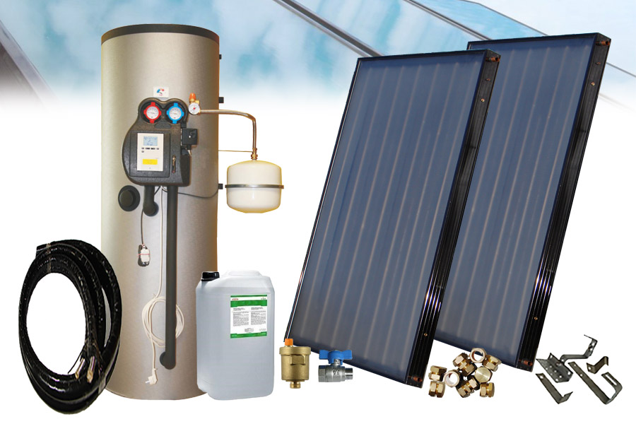 Solární ohřev TUV pro 2-4 osoby