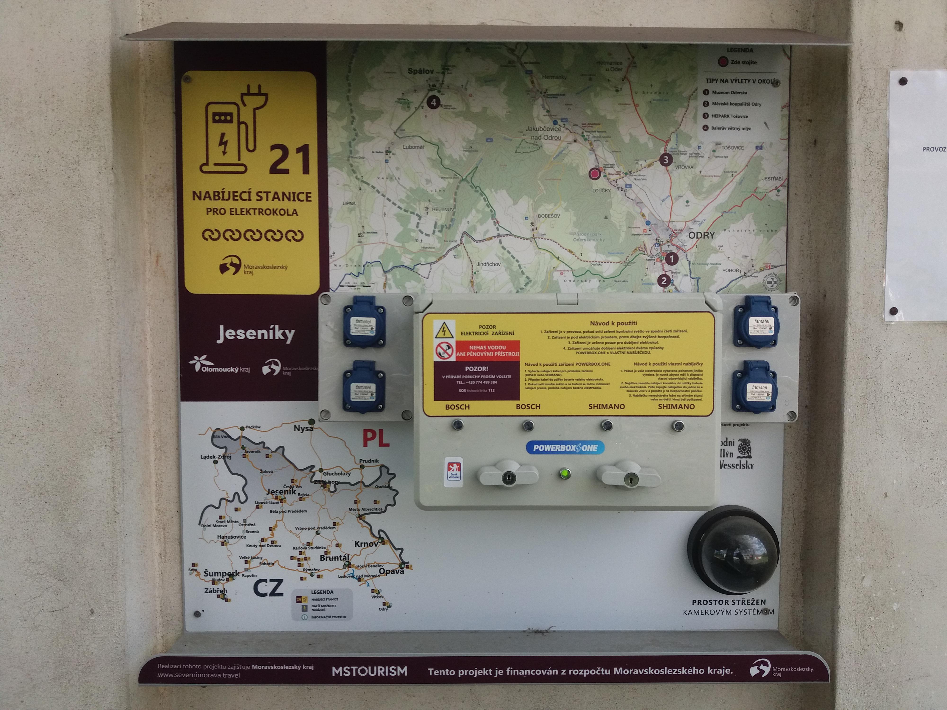 Nabíjecí stanice Vodní mlýn Wesselsky