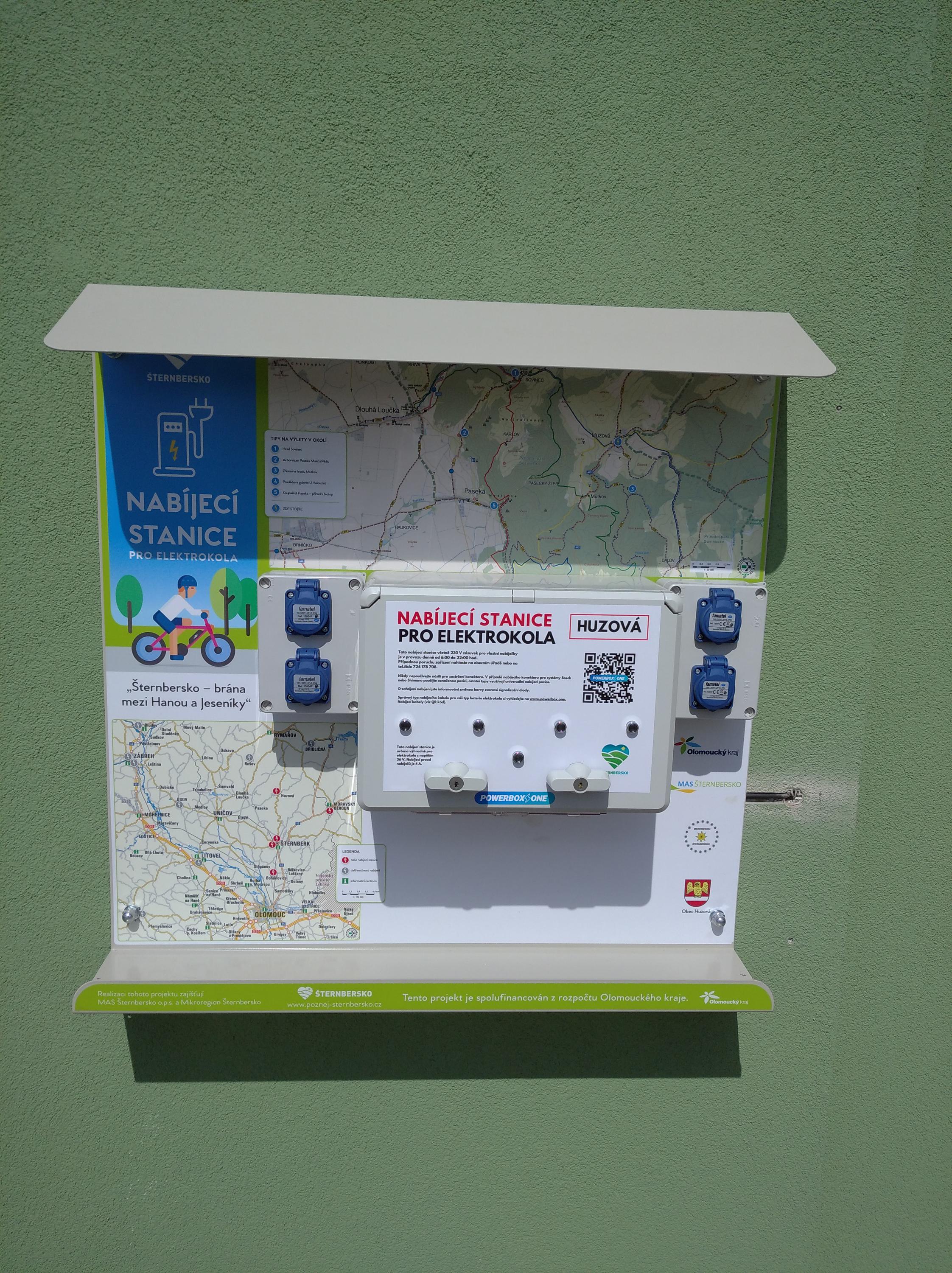 Nabíjecí stanice Obecní úřad Huzová foto 3