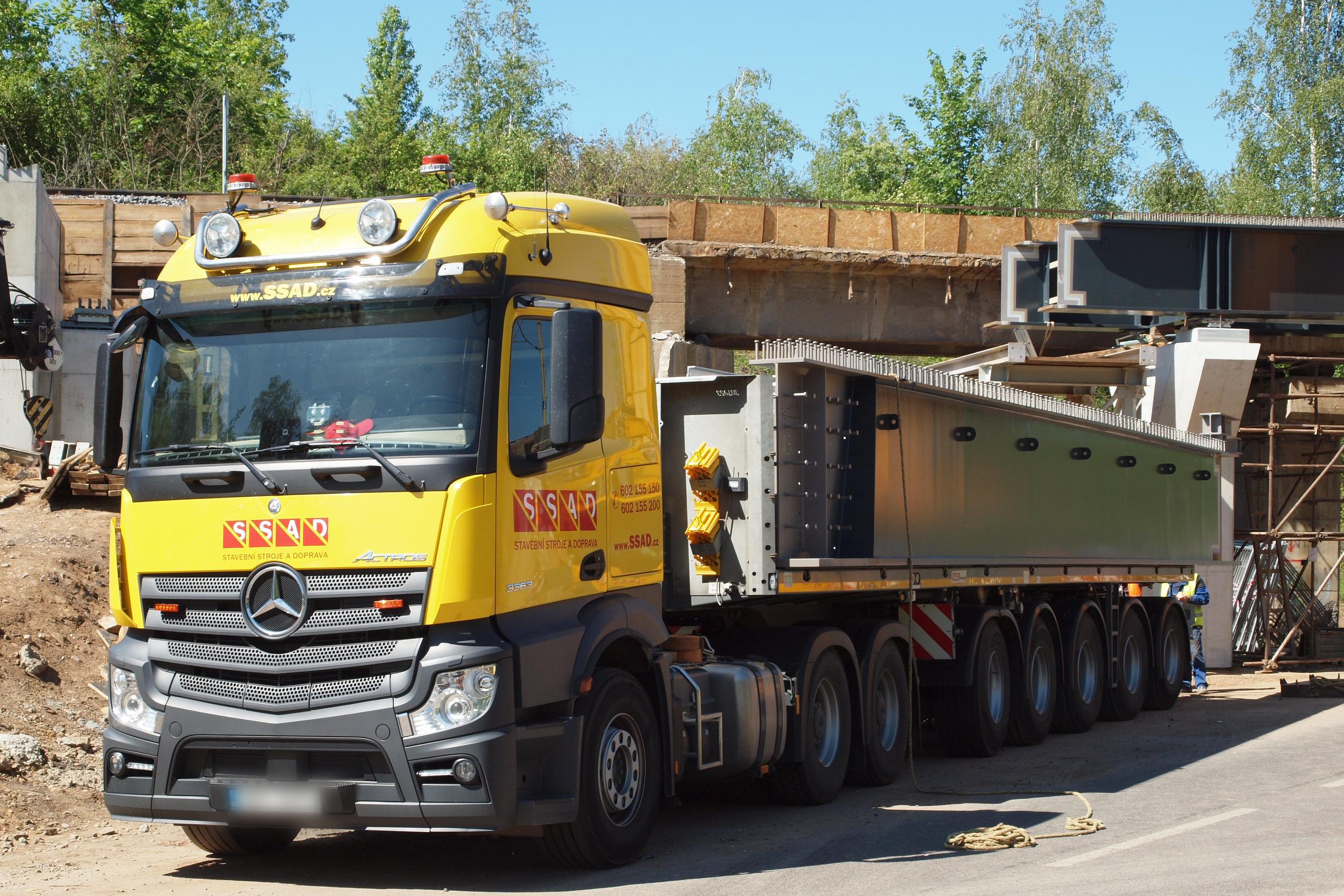 SSAD – přeprava nadměrných nákladů