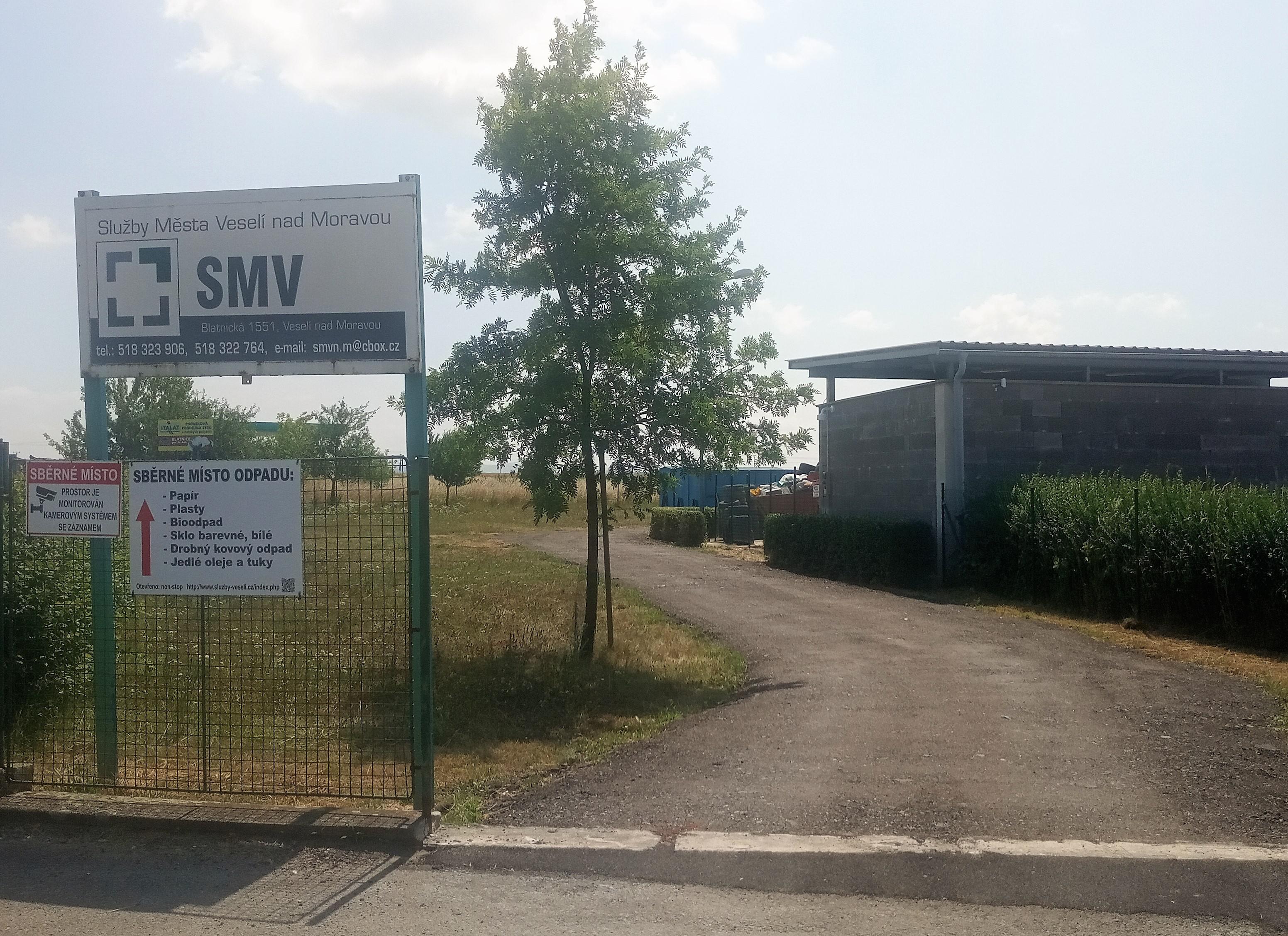 Sběrné místo ve správě Služeb Města Veselí nad Moravou foto 2