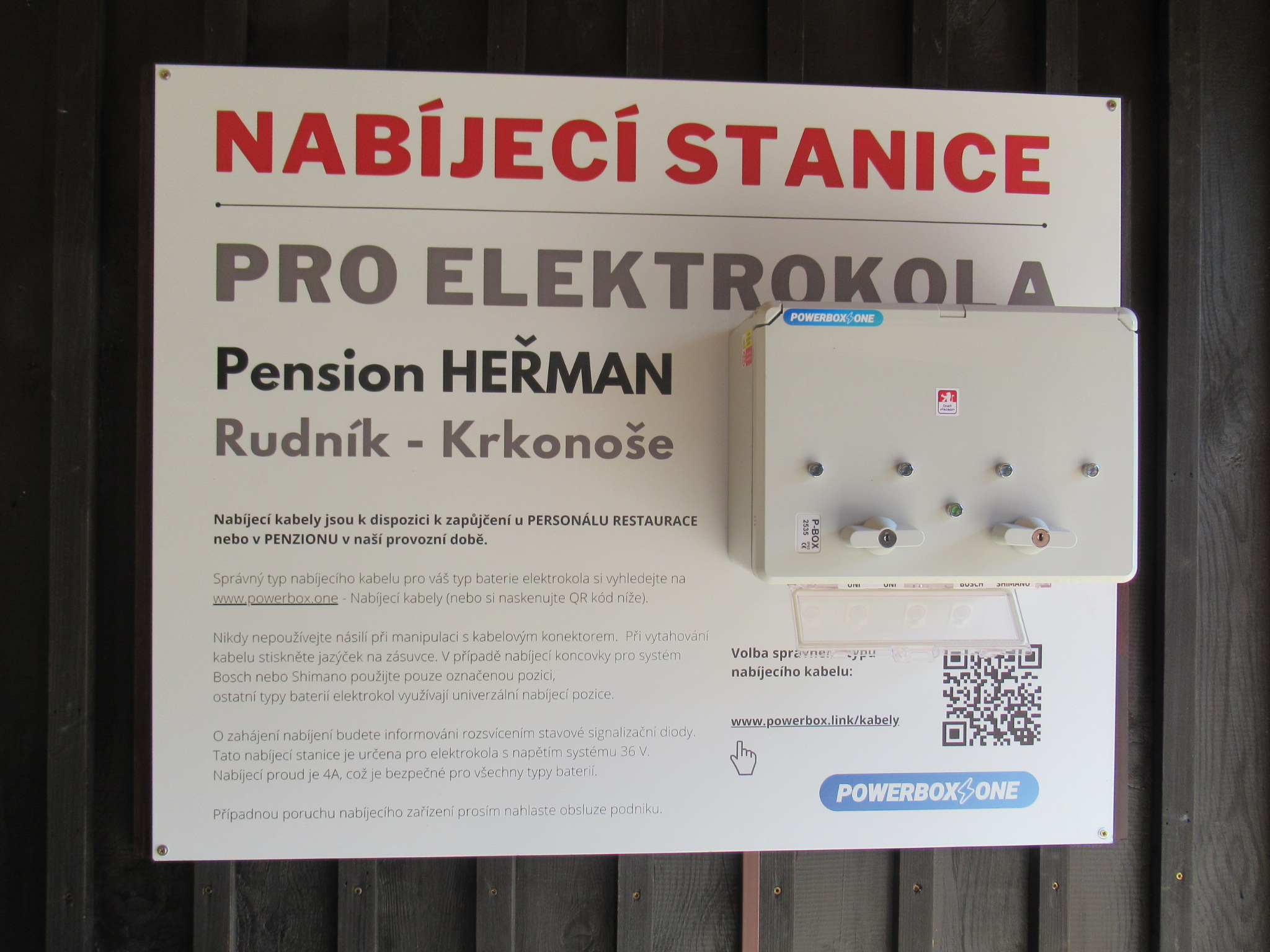 Nabíjecí stanice pro elektrokola Rudník foto 2