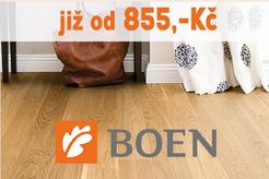 Dřevěné podlahy Boen - skladem
