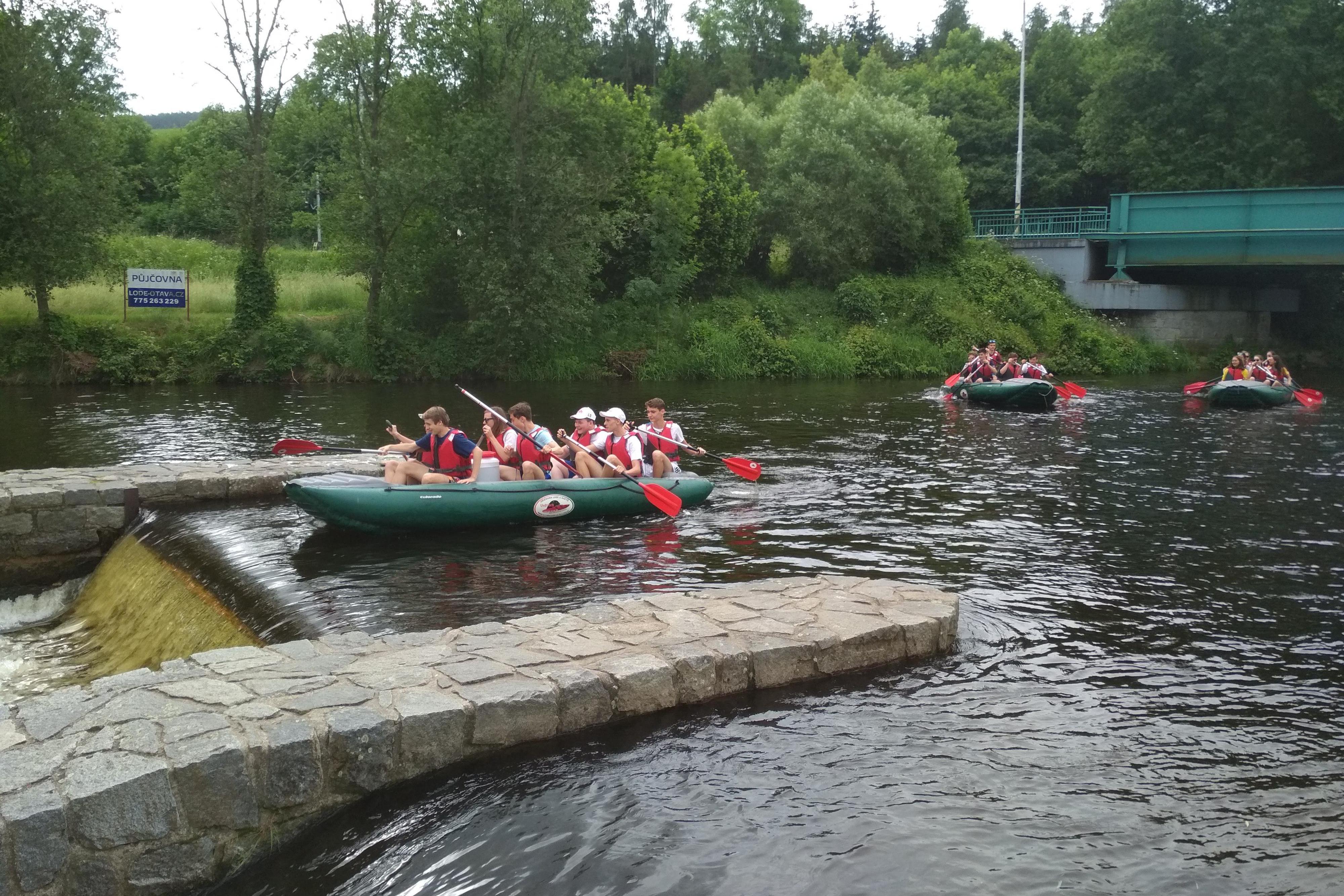 Rafting na Otavě - 1 den