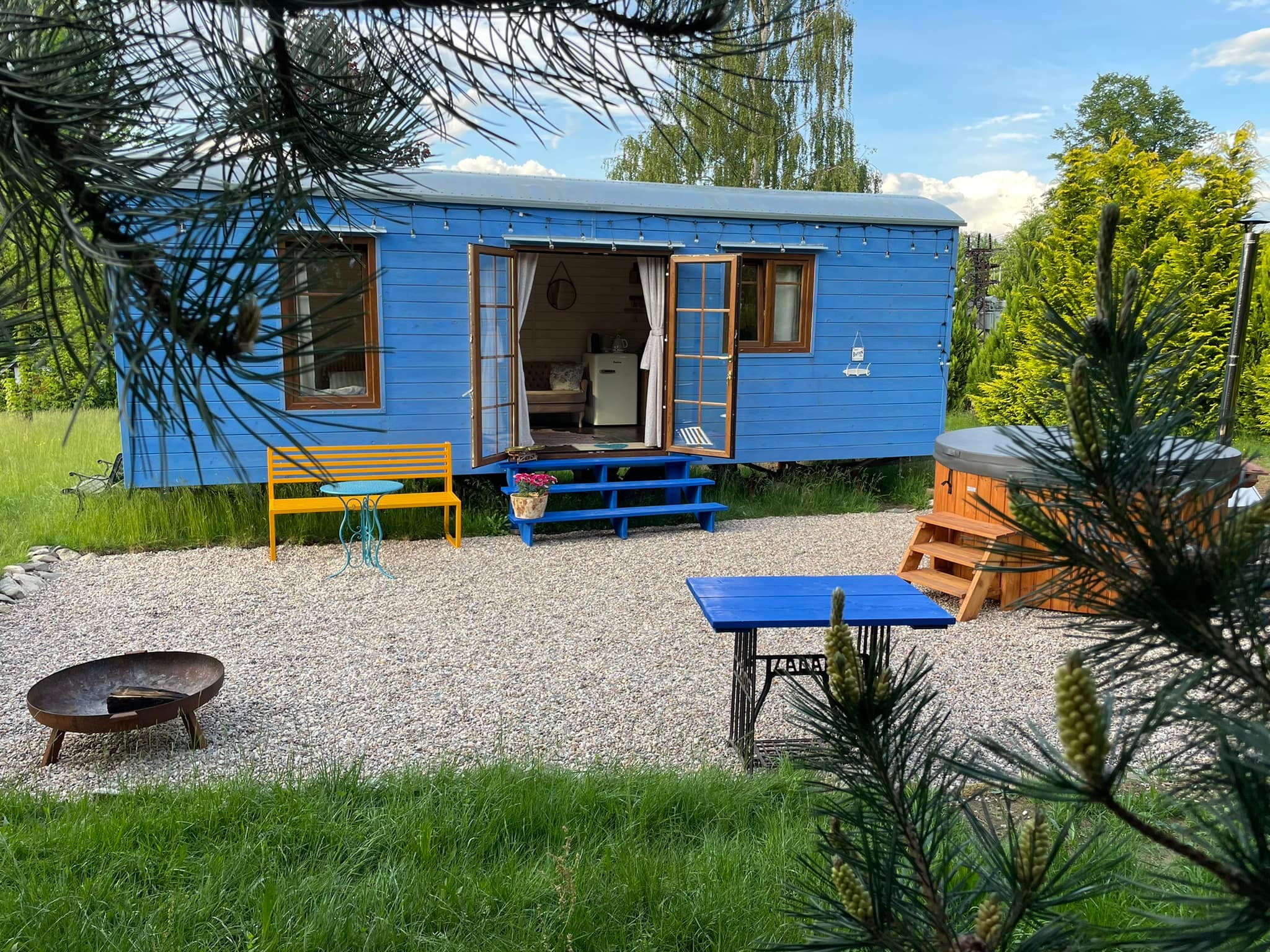 Glamour maringotka - ubytování