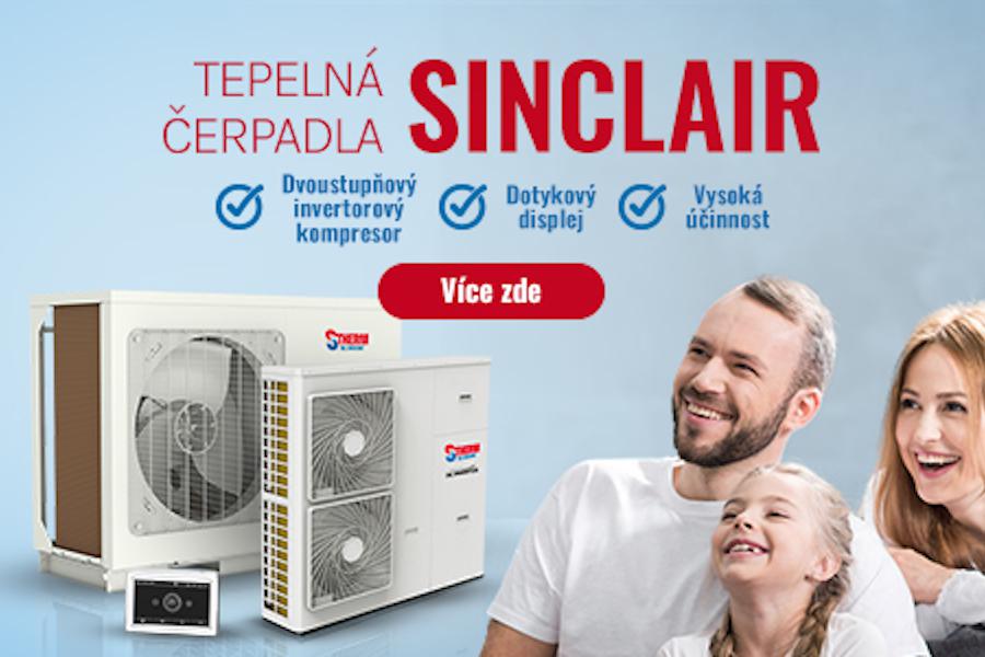 Tepelná čerpadla Sinclair