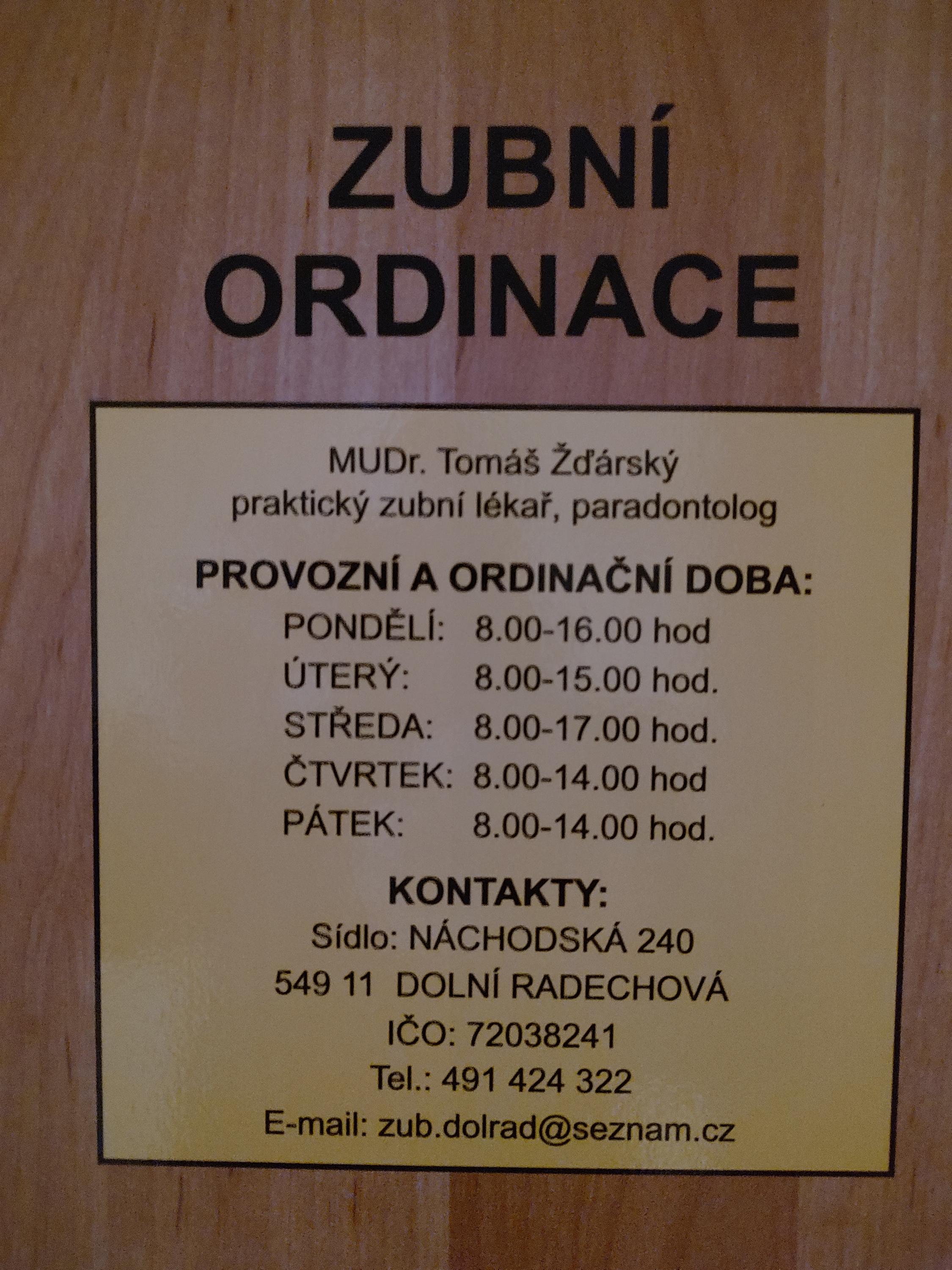 MUDr. Tomáš Žďárský foto 1