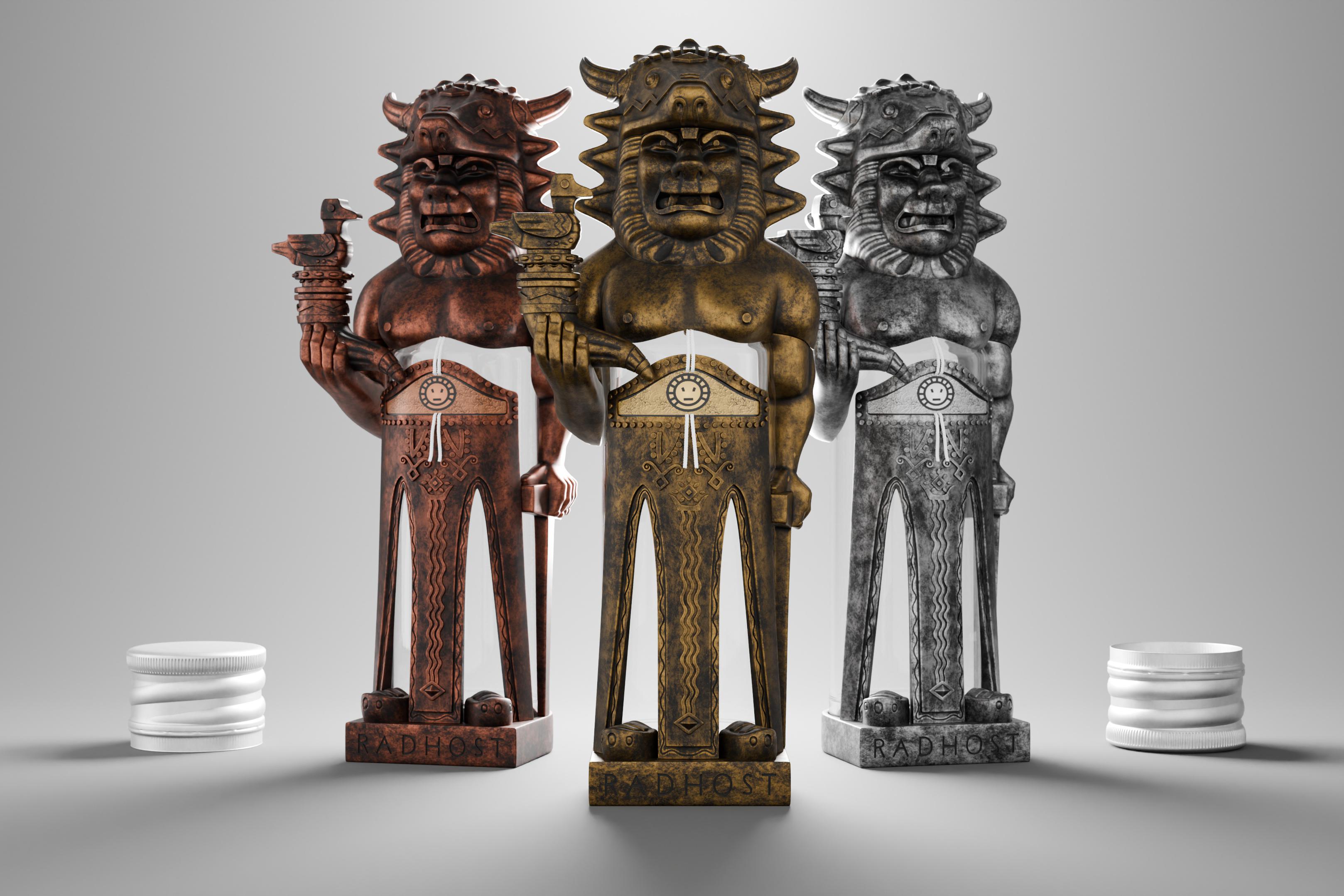 Socha Radegasta - Radegast - láhev