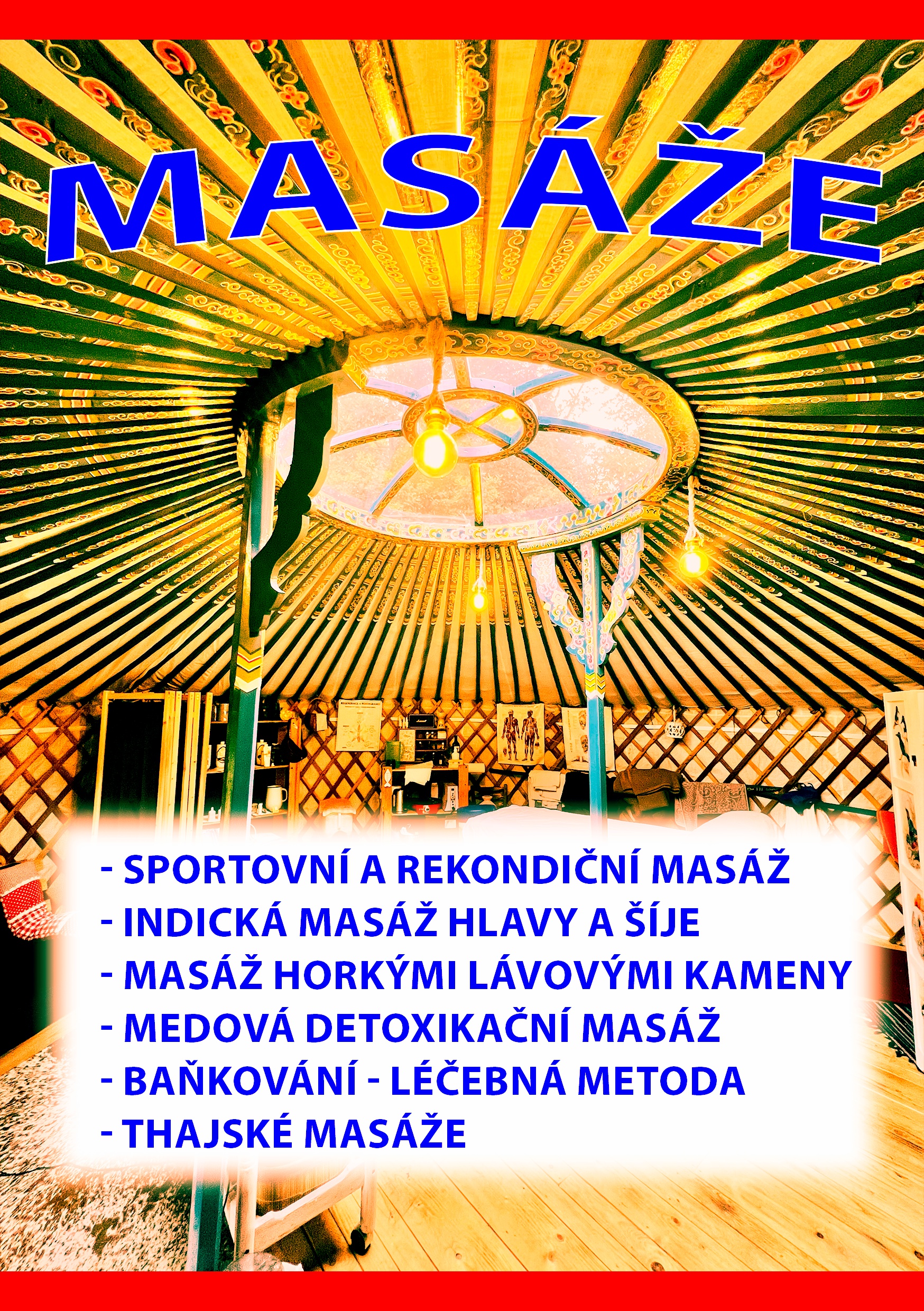 Masáže v jurtě foto 4