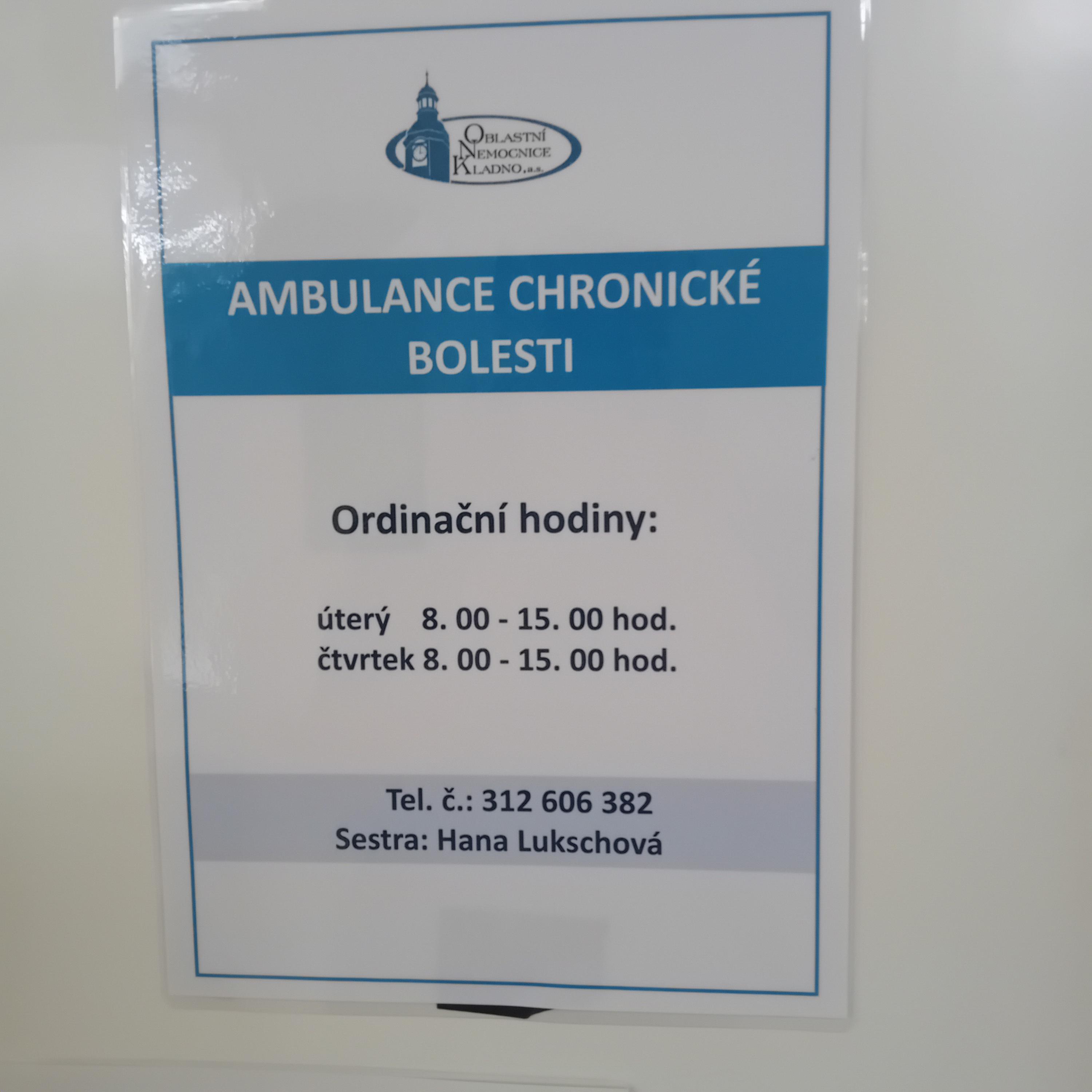 Ambulance bolesti - Oblastní nemocnice Kladno foto 2
