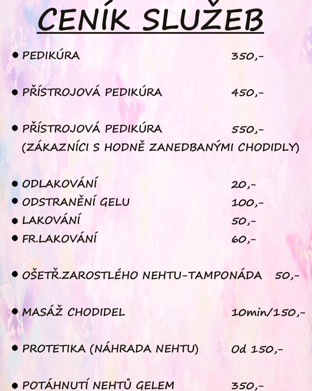 Pedikúra Jana Vašíčková foto 6