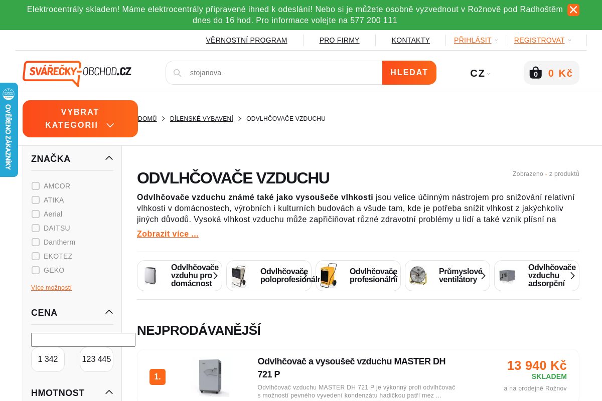 Odvlhcovace-obchod.cz