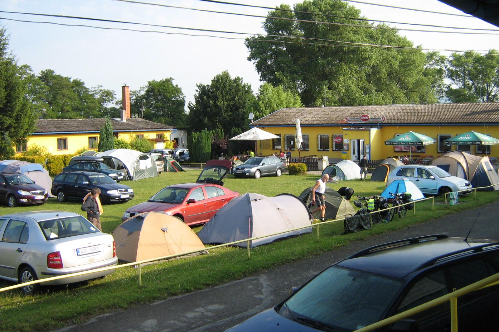 Autokemp - ubytovna SK Mšeno