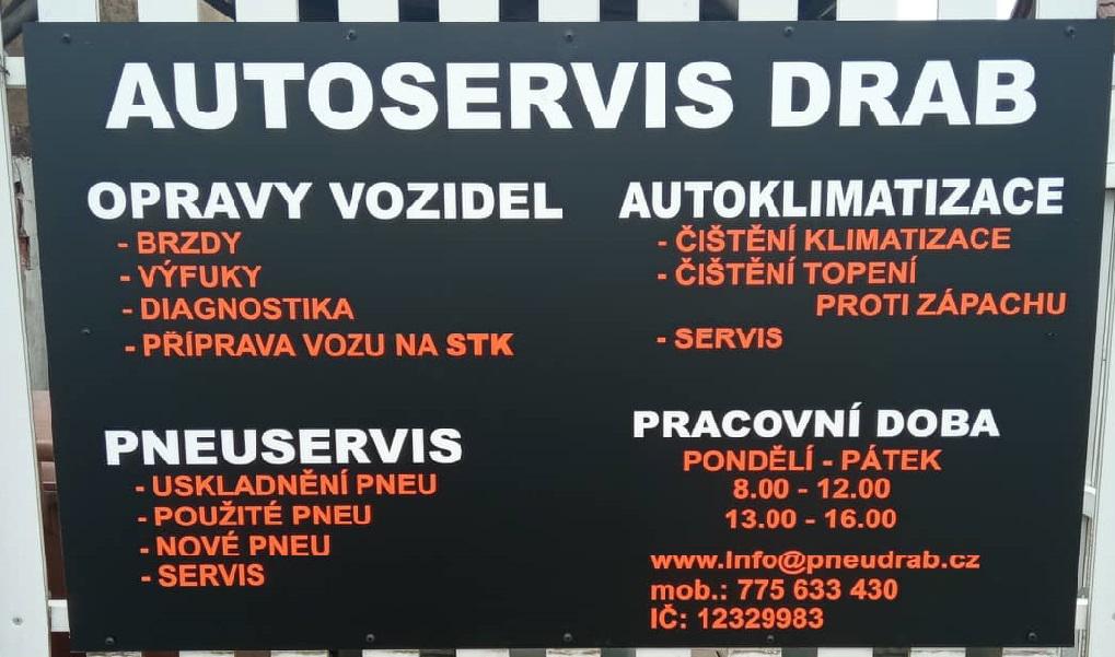 Autoservis Drab, Pneu Drab