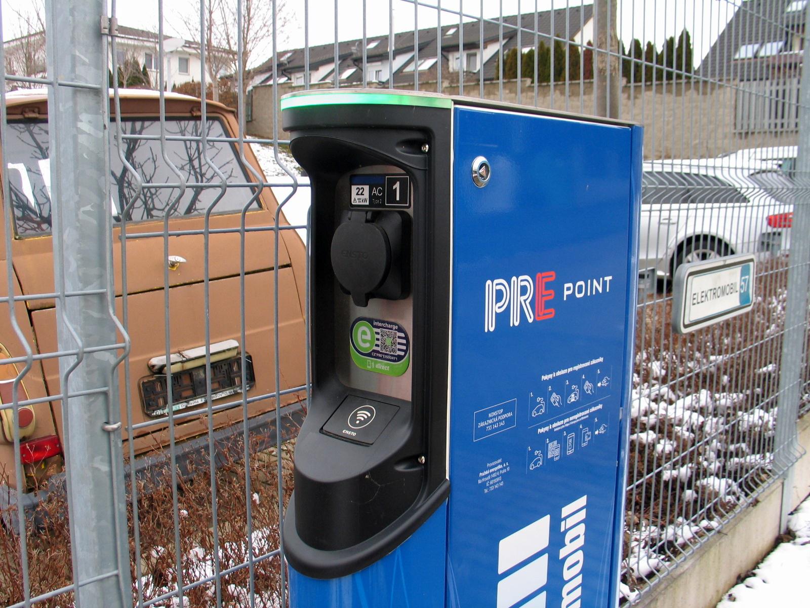 PREpoint - nabíjecí stanice PRE