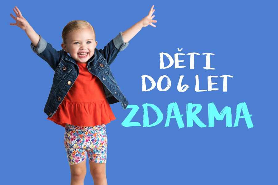 Děti do 6 let zdarma