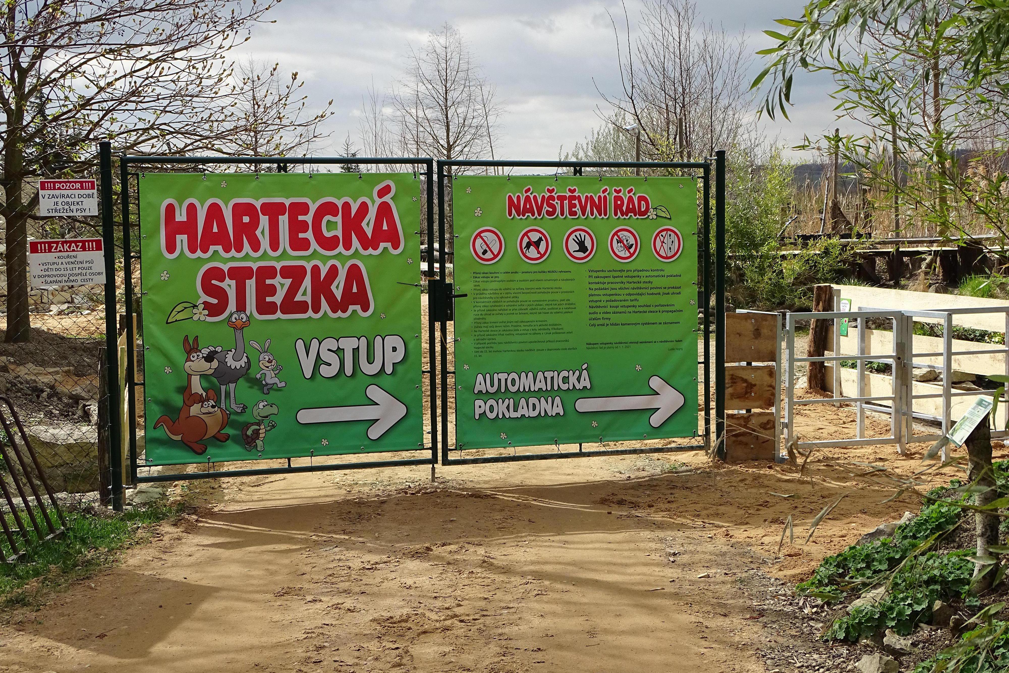 Zahrada Harta  - Hartecká stezka