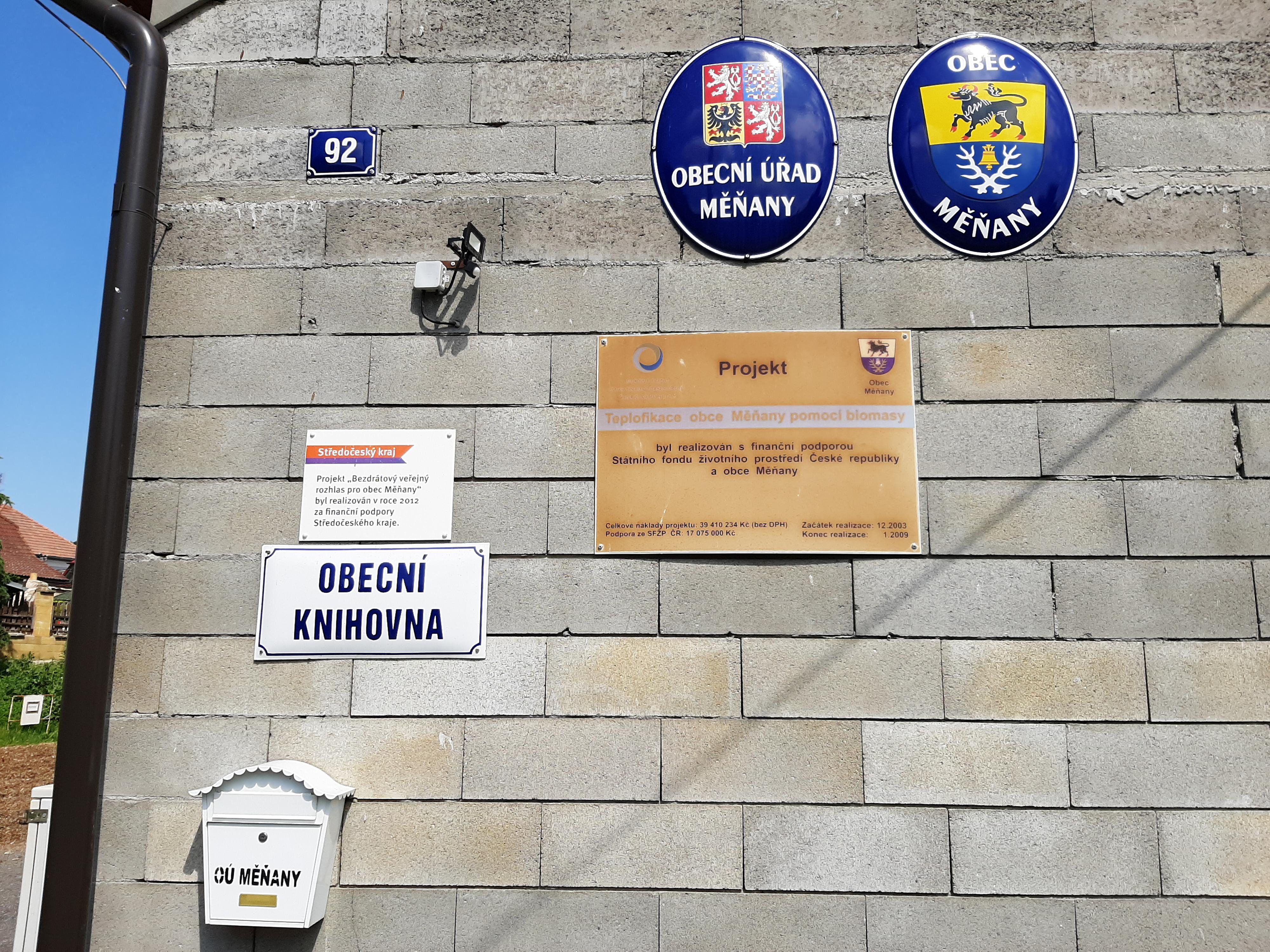 Měňany - obecní úřad foto 2
