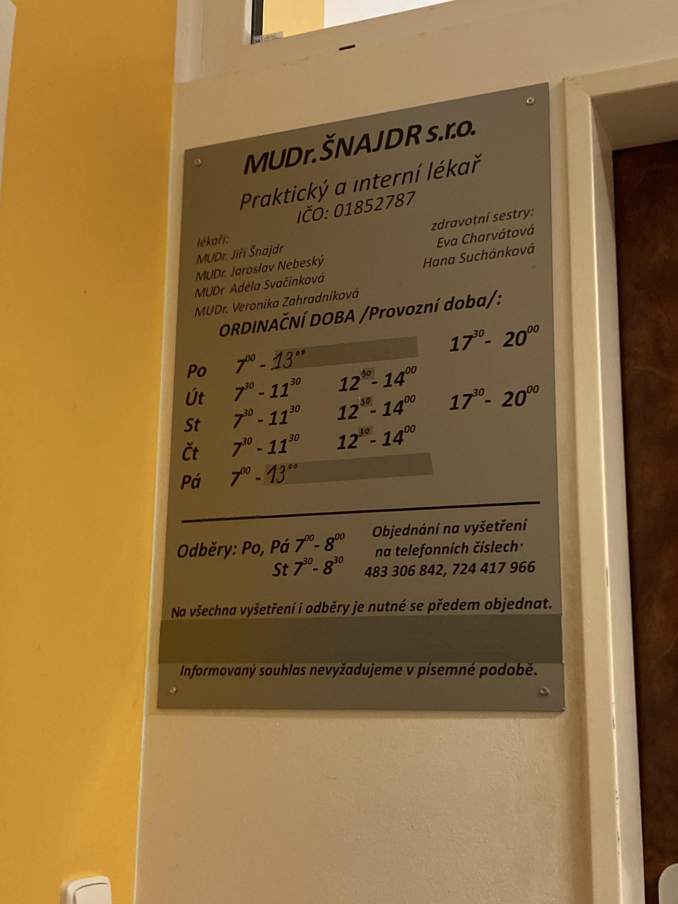 MUDr. ŠNAJDR, s.r.o. foto 2