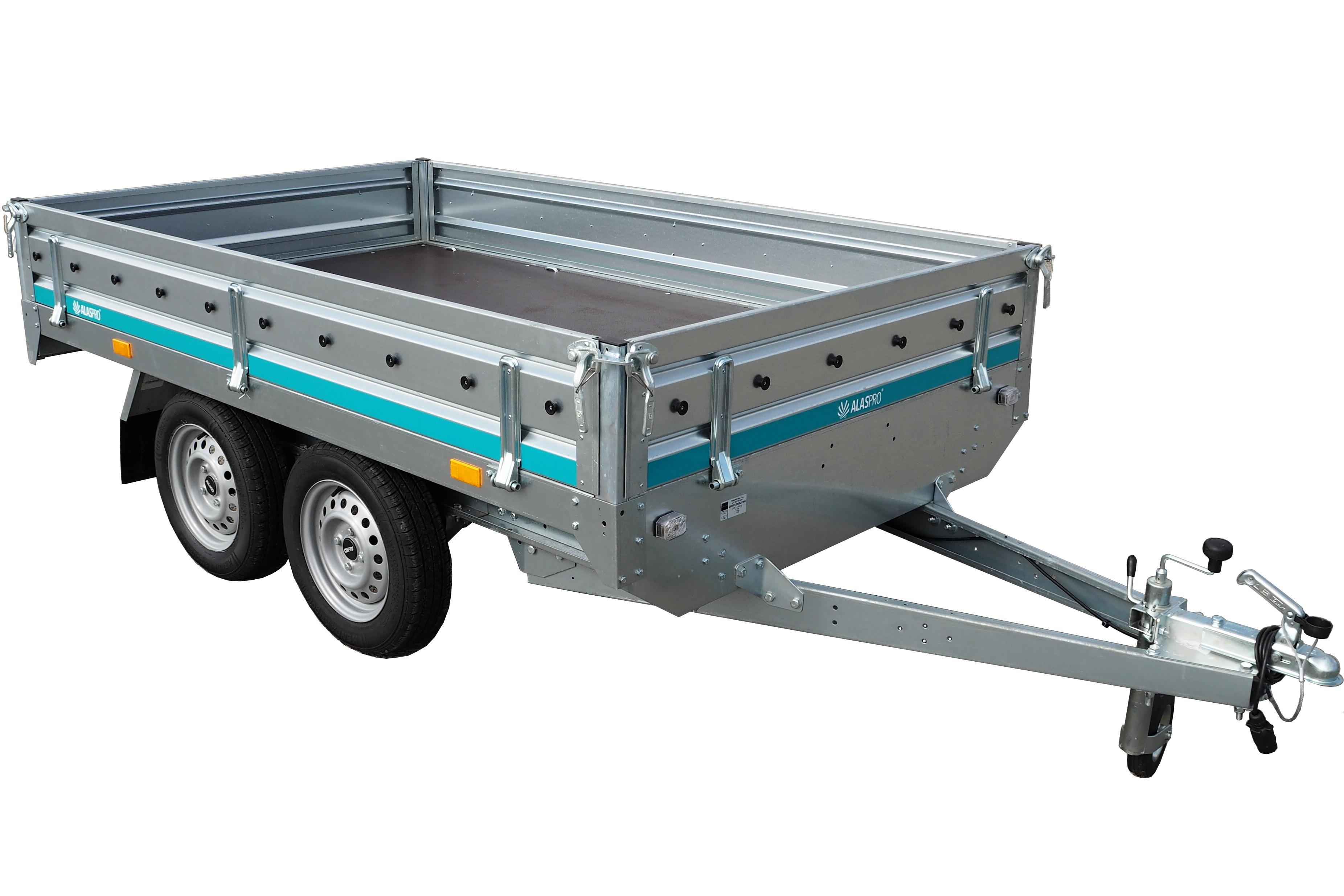 Dvouosý nebrzděný přívěs 750kg, 2500x1500 mm